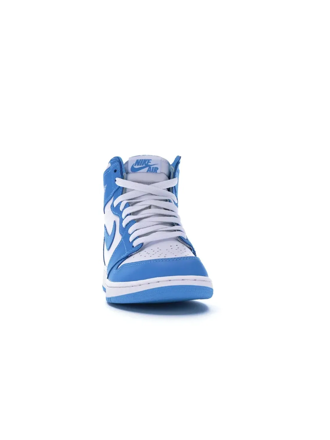 Детские кроссовки с высоким верхом Jordan 1 Retro High OG UNC Jordan — изображение 2 из 4, белый/темный синий
