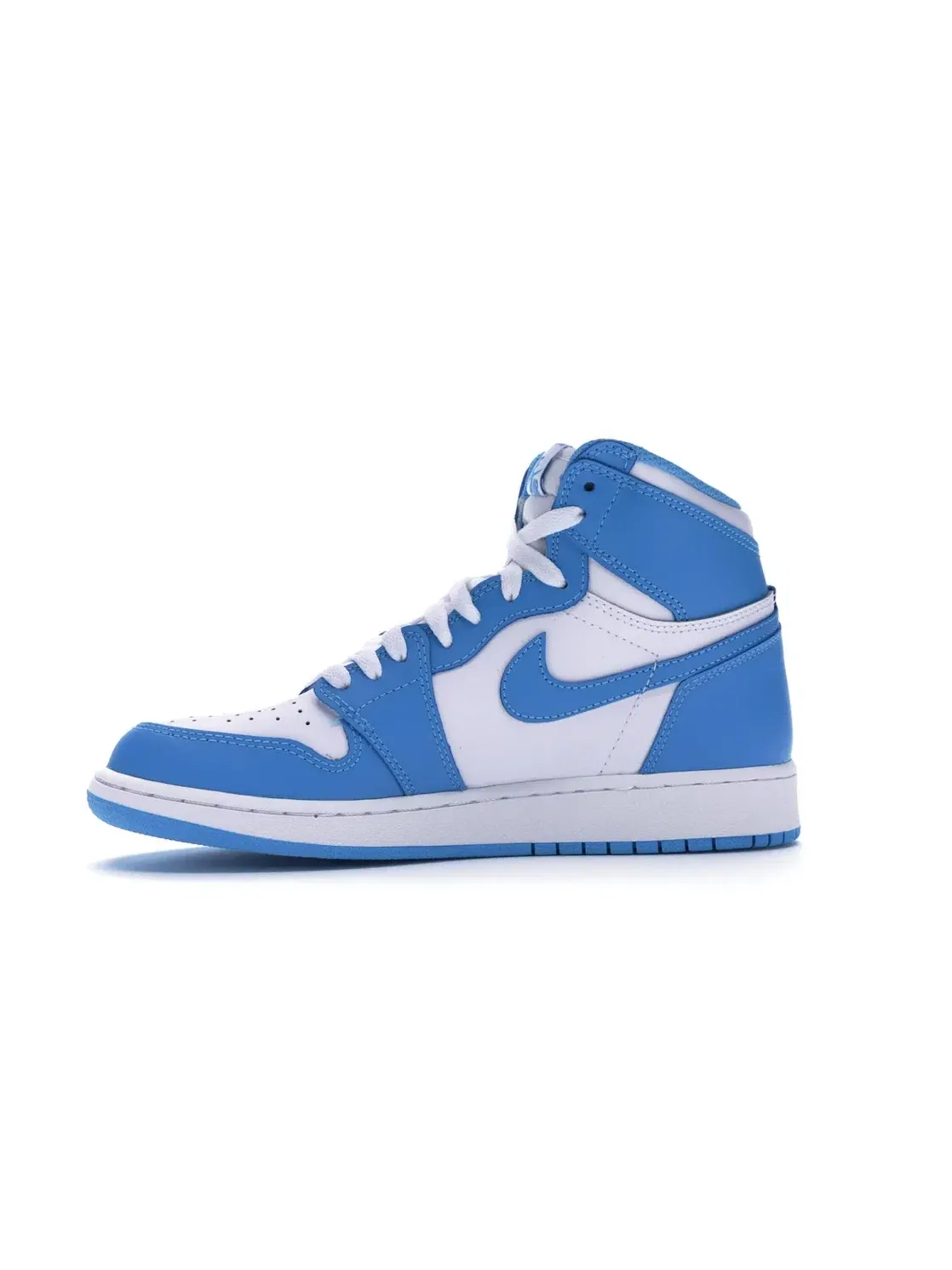 Детские кроссовки с высоким верхом Jordan 1 Retro High OG UNC Jordan — изображение 3 из 4, белый/темный синий