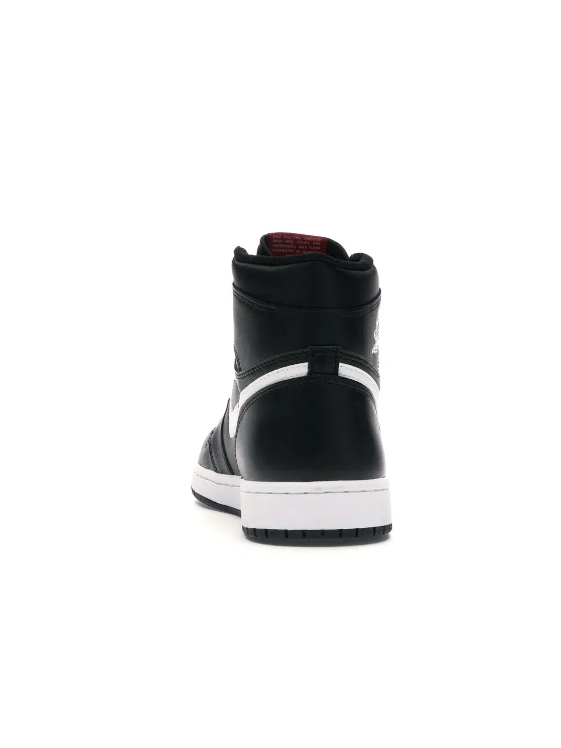 Мужские кроссовки высокие с кожаным верхом Jordan 1 Retro Jordan — изображение 4 из 4, черный/белый-черный
