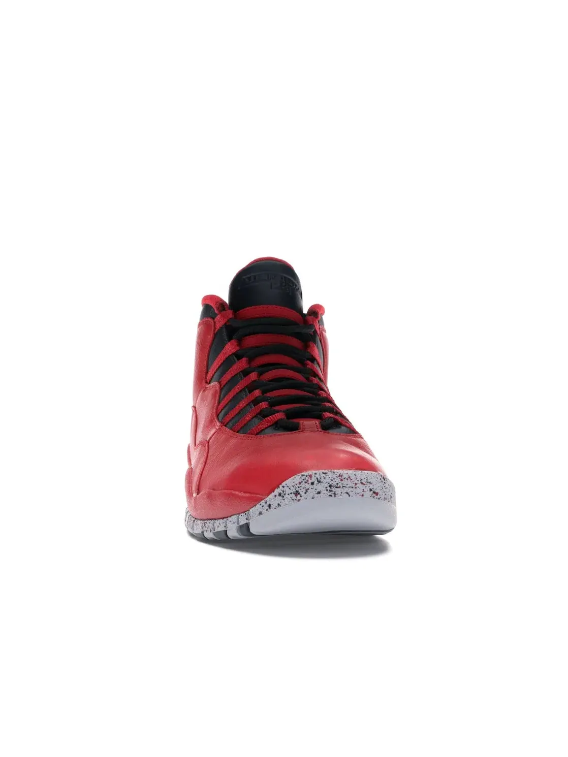 Мужские кроссовки кожаные Jordan 10 Retro — изображение 2 из 4, красный/черный-серый
