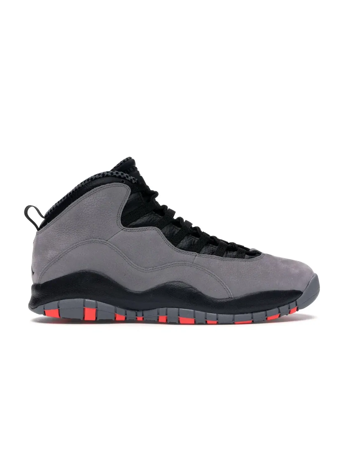 Мужские кроссовки с кожаным верхом Jordan 10 Retro — изображение 1 из 4, серый/черный