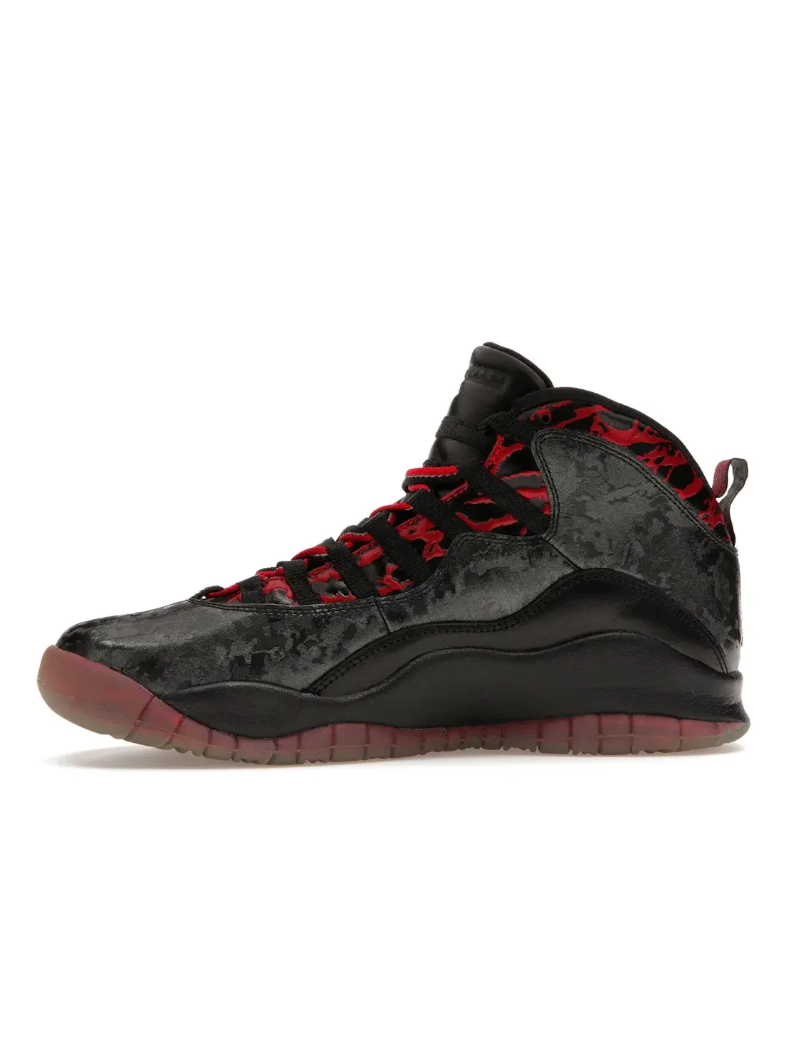 Мужские кроссовки lifestyle с принтом Jordan 10 Retro — изображение 3 из 4, черный/красный