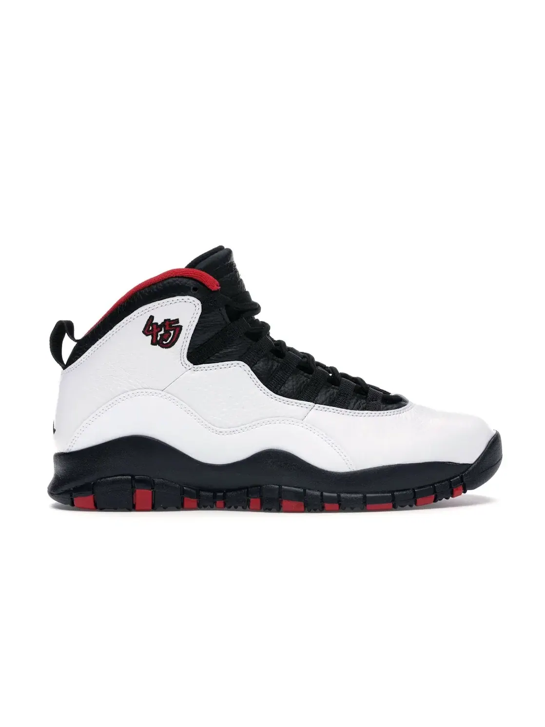 Мужские кроссовки кожаные Jordan 10 Retro Jordan — изображение 1 из 4, белый/черный-красный