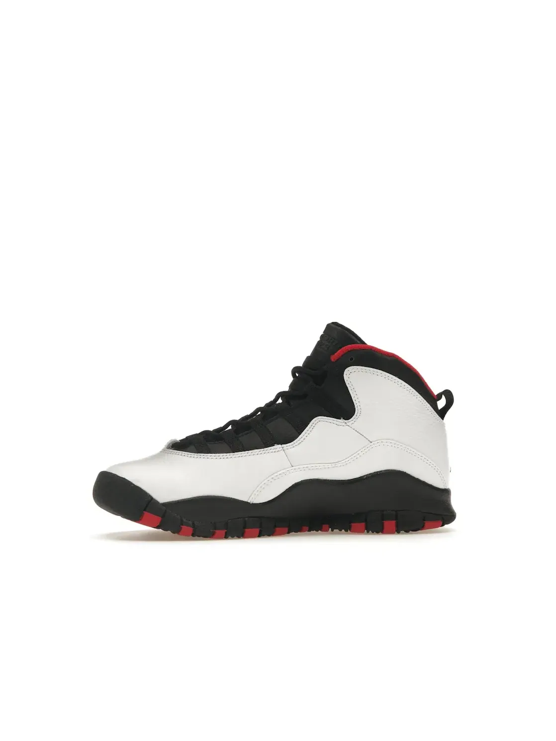 Детские кроссовки высокие с дизайном Double Nickel Jordan 10 Retro — изображение 3 из 3, белый/черный-красный