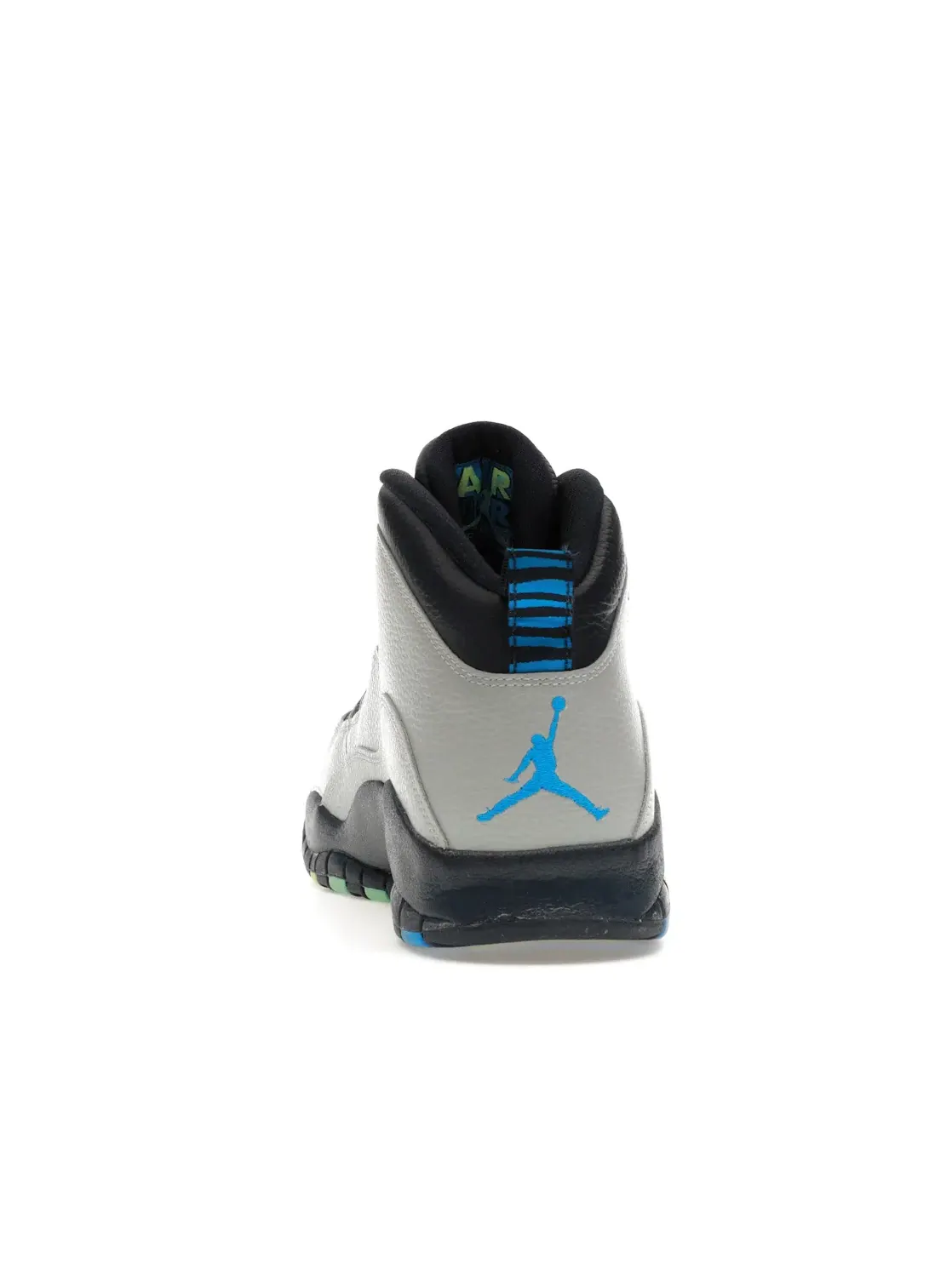 Мужские кроссовки Lifestyle с принтом Jordan 10 Retro — изображение 4 из 4, серый/синий--зеленый