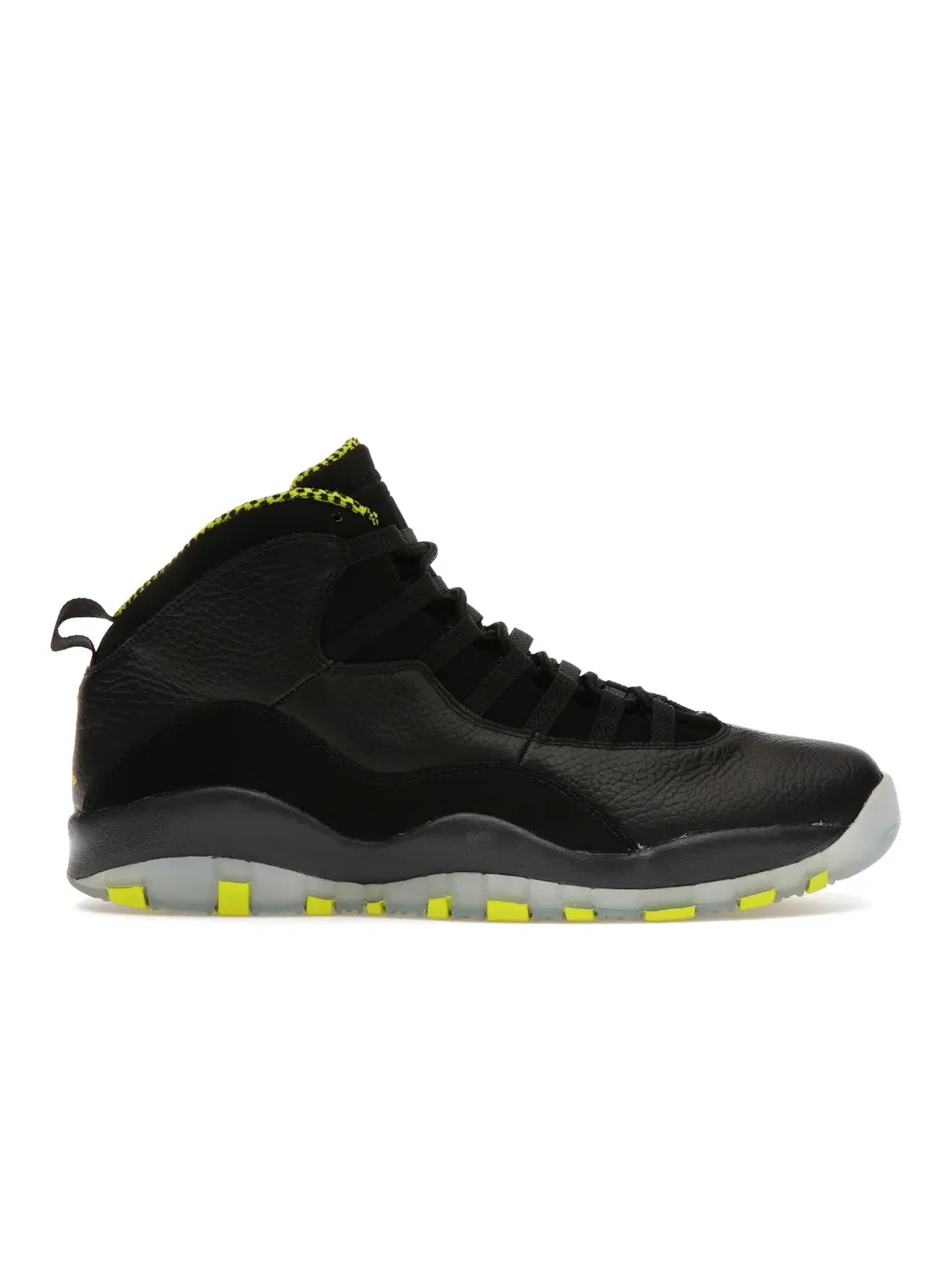 Мужские кроссовки с замшевым верхом Jordan 10 Retro Jordan — изображение 1 из 4, черный/серый--зеленый