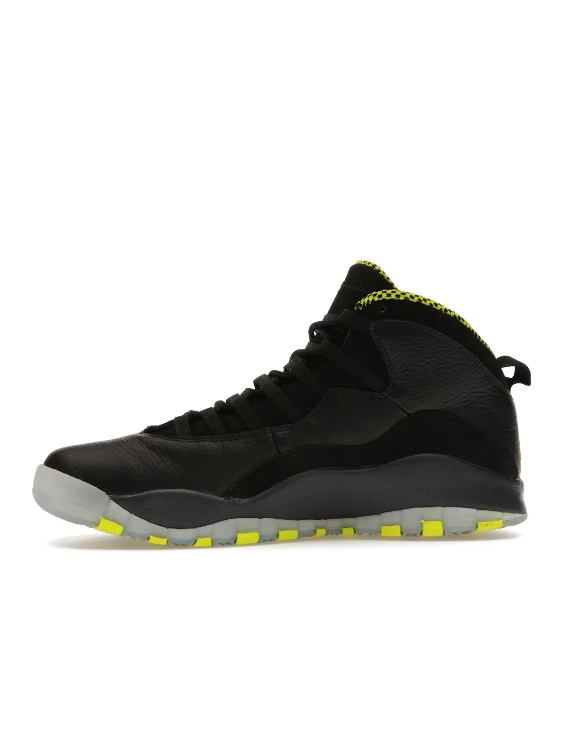 Мужские кроссовки с замшевым верхом Jordan 10 Retro Jordan — изображение 3 из 4, черный/серый--зеленый
