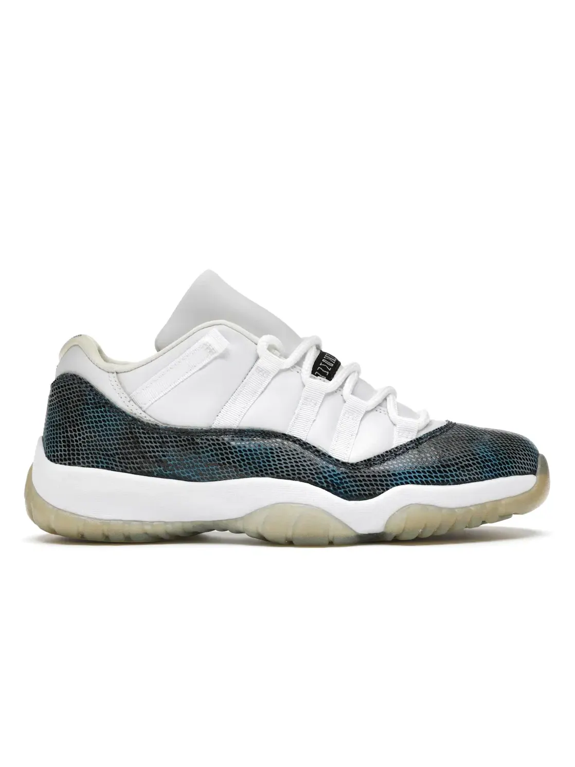 Мужские кроссовки с принтом Jordan 11 Low Jordan — изображение 1 из 4, белый черный темно-синий