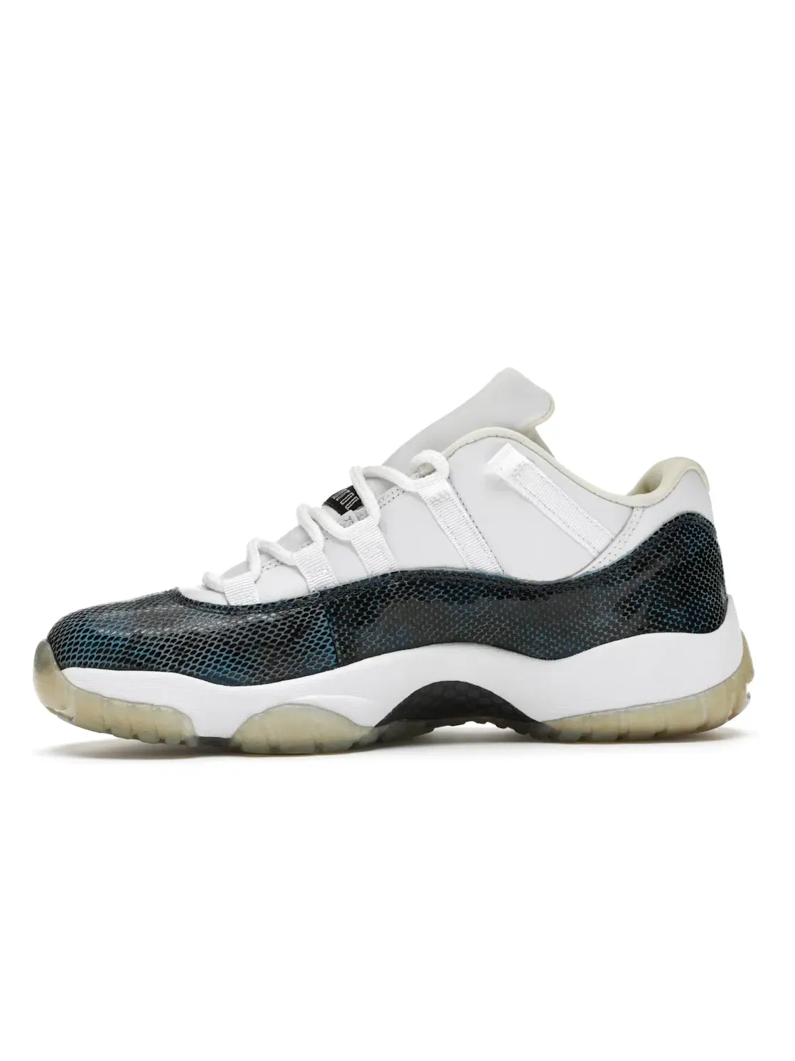 Мужские кроссовки с принтом Jordan 11 Low Jordan — изображение 3 из 4, белый черный темно-синий