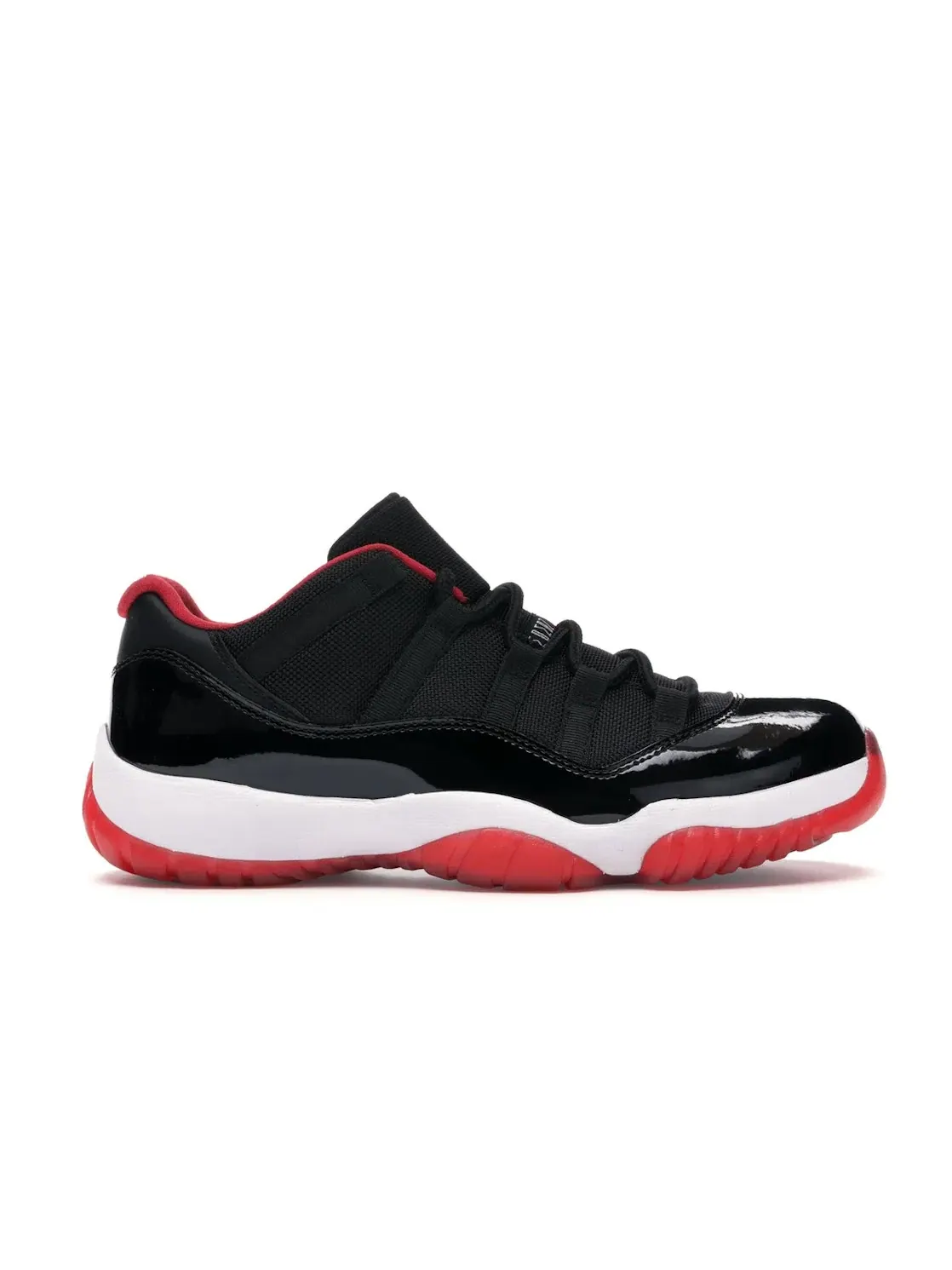 Мужские кроссовки Lifestyle с низким профилем Jordan 11 Retro Low Bred Jordan — изображение 1 из 4, черный/красный-белый