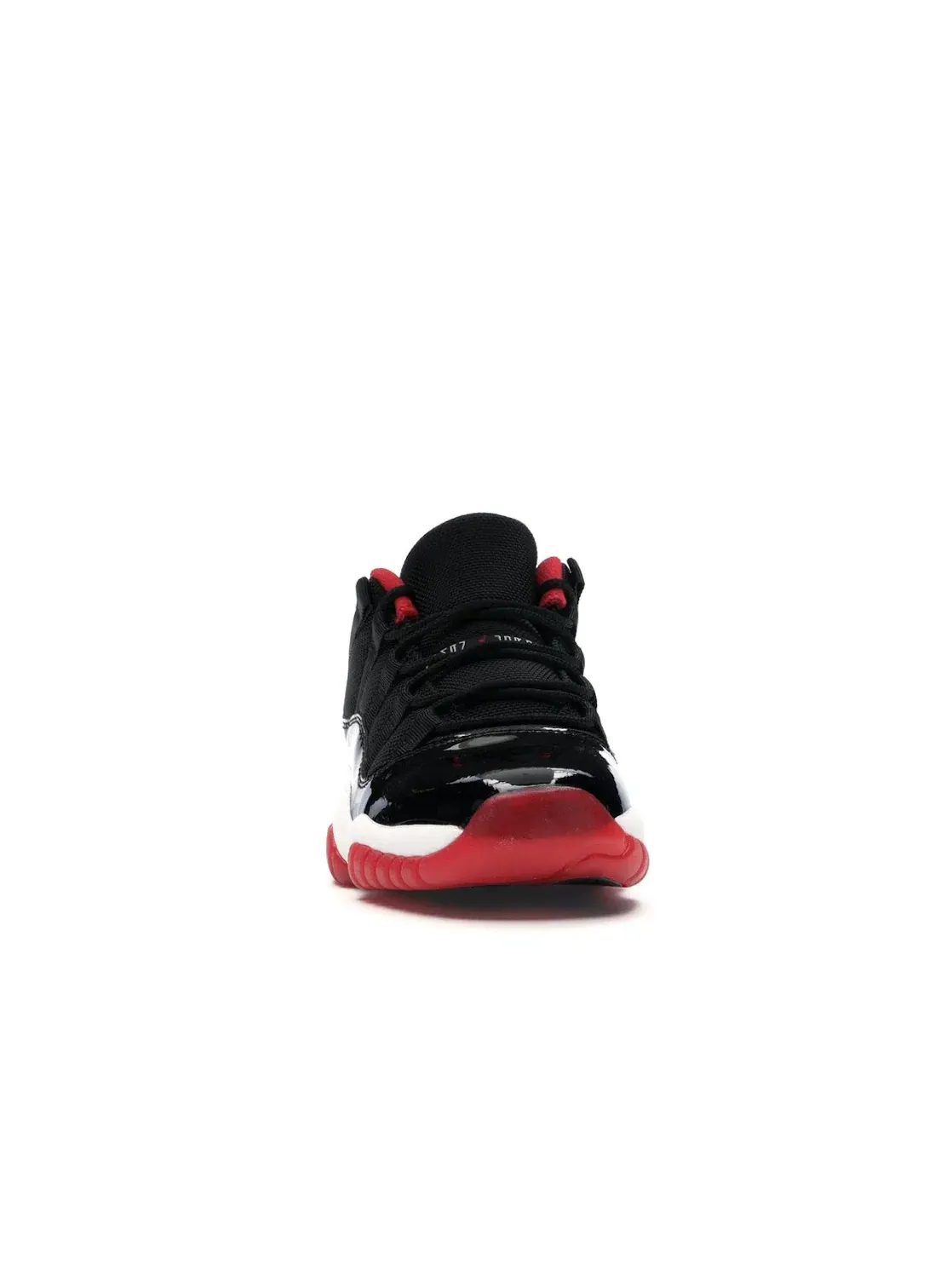 Детские кроссовки Lifestyle с патентованной кожей Jordan 11 Retro Low — изображение 2 из 4, черный/красный-белый