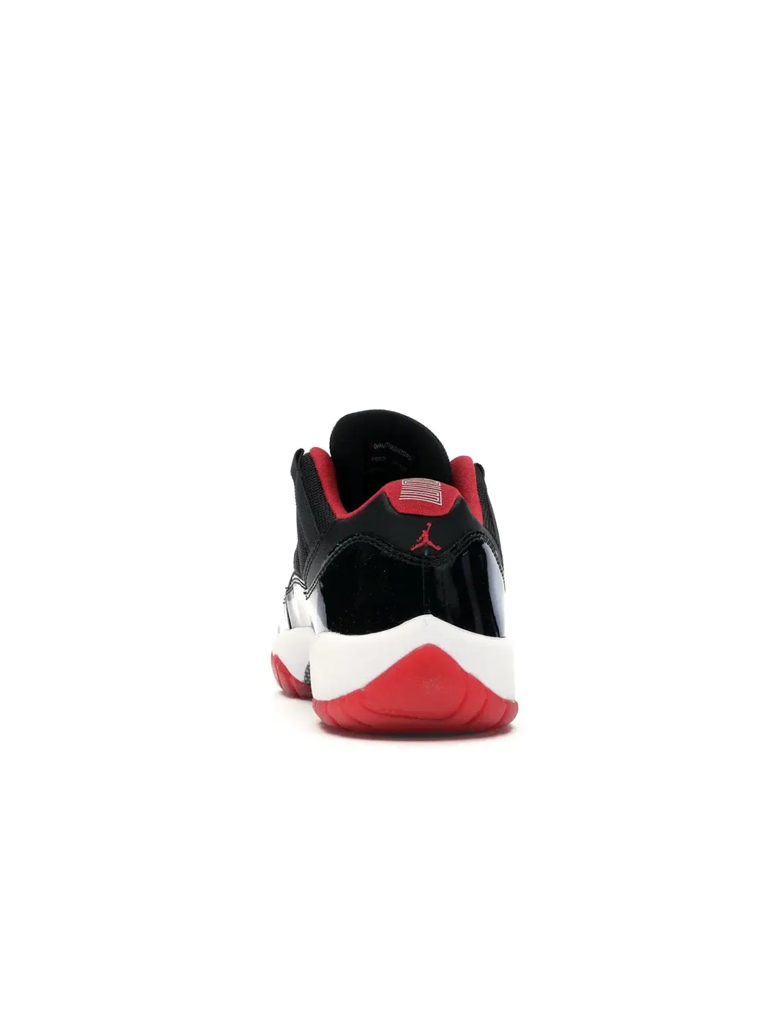 Детские кроссовки Lifestyle с патентованной кожей Jordan 11 Retro Low — изображение 4 из 4, черный/красный-белый