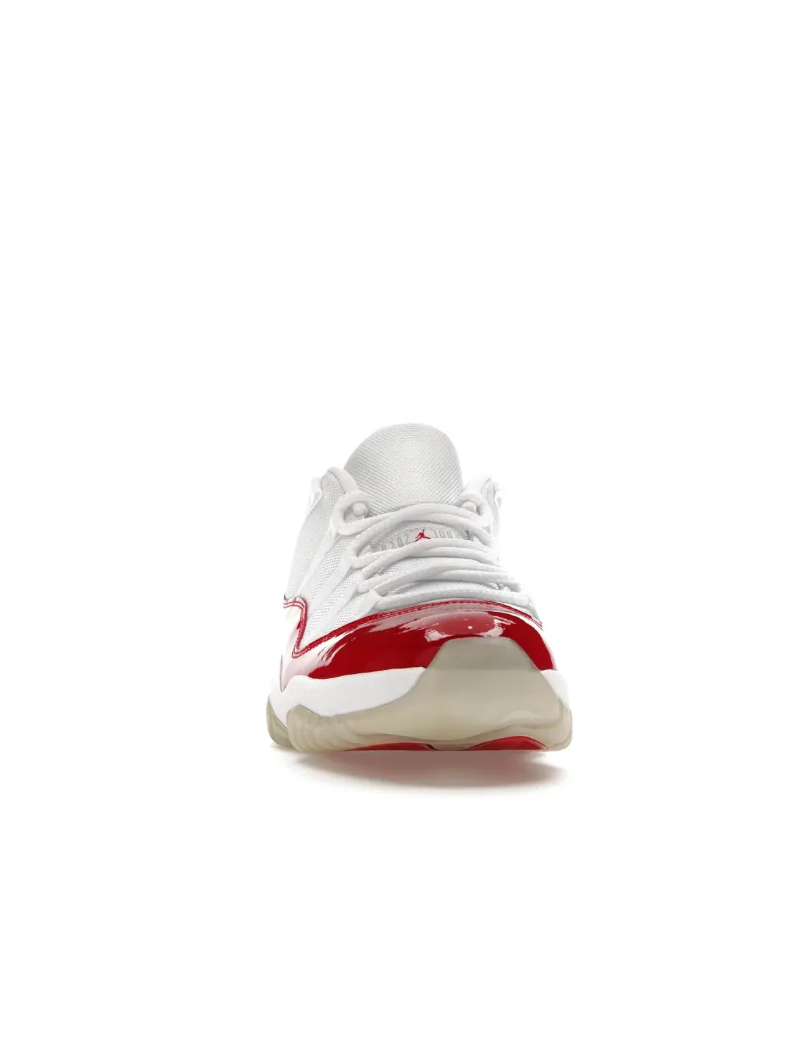 Мужские кроссовки Lifestyle с патентованной кожей Jordan 11 Retro Low — изображение 2 из 4, белый/красный-черный