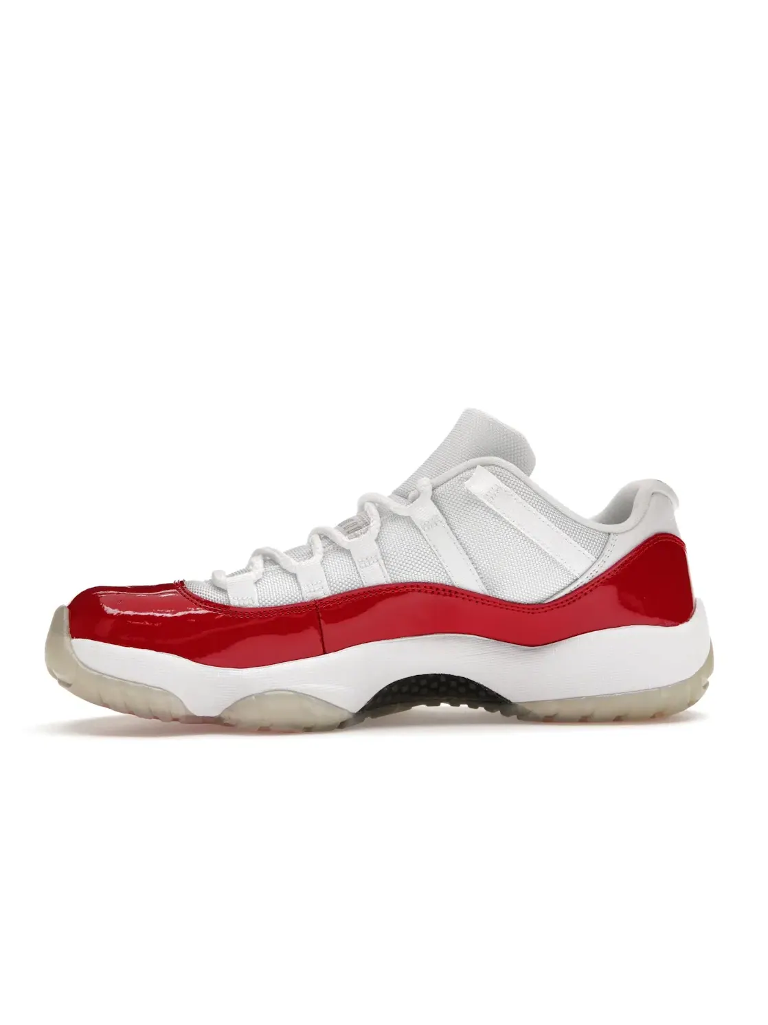 Мужские кроссовки Lifestyle с патентованной кожей Jordan 11 Retro Low — изображение 3 из 4, белый/красный-черный
