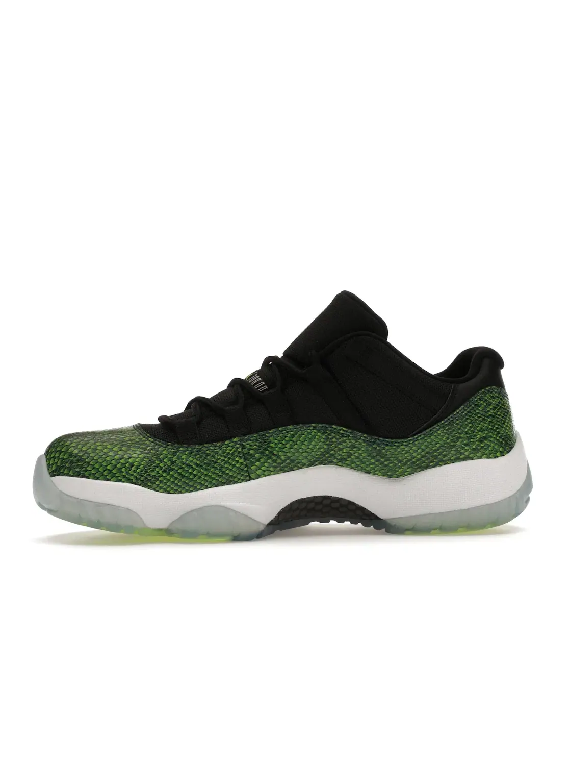 Мужские кроссовки с принтом под змеиную кожу Jordan 11 Retro Low Jordan — изображение 3 из 4, черный/-белый