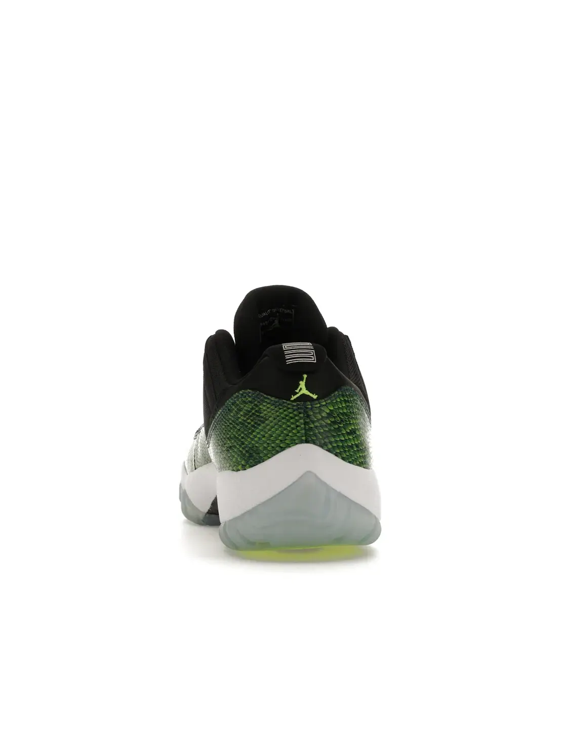Мужские кроссовки с принтом под змеиную кожу Jordan 11 Retro Low Jordan — изображение 4 из 4, черный/-белый