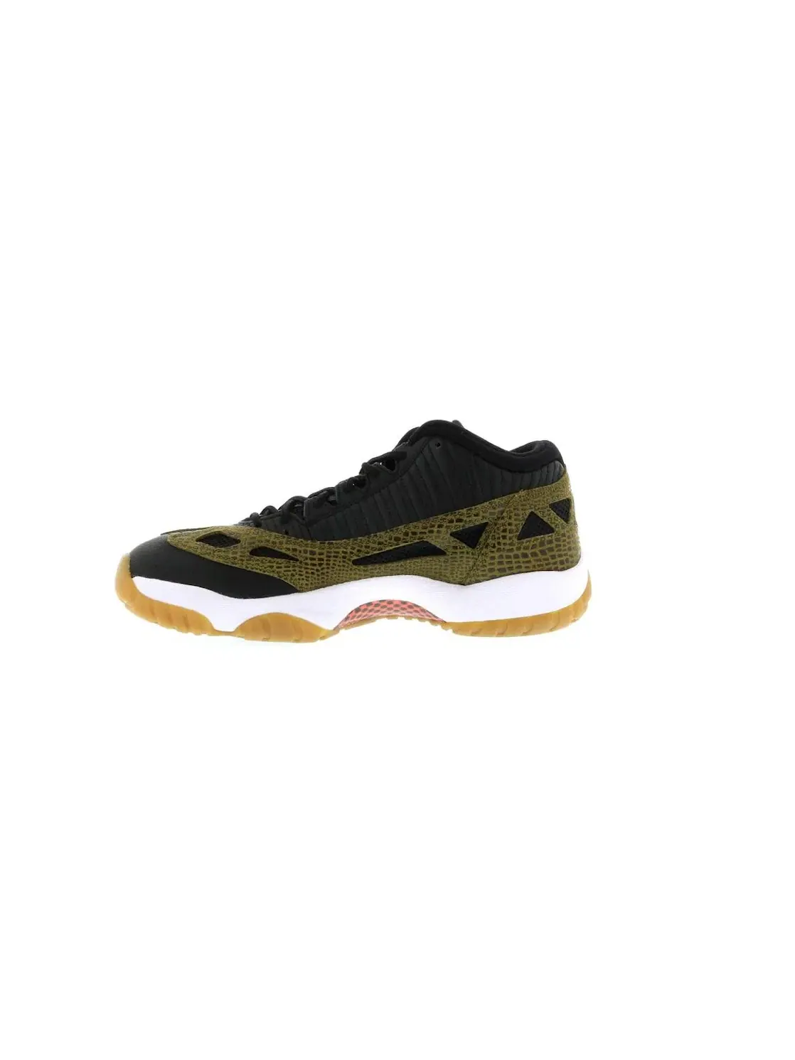 Мужские кроссовки с низким верхом Jordan 11 Retro Low IE Jordan — изображение 3 из 4, черный/зеленый-желтый