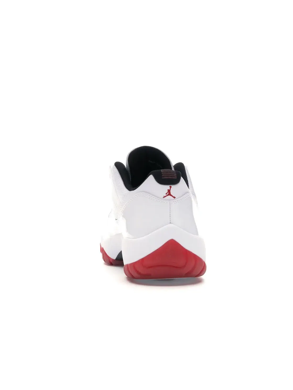 Мужские кроссовки с замшевым носком Jordan 11 Retro Low Jordan — изображение 4 из 4, белый/красный-черный