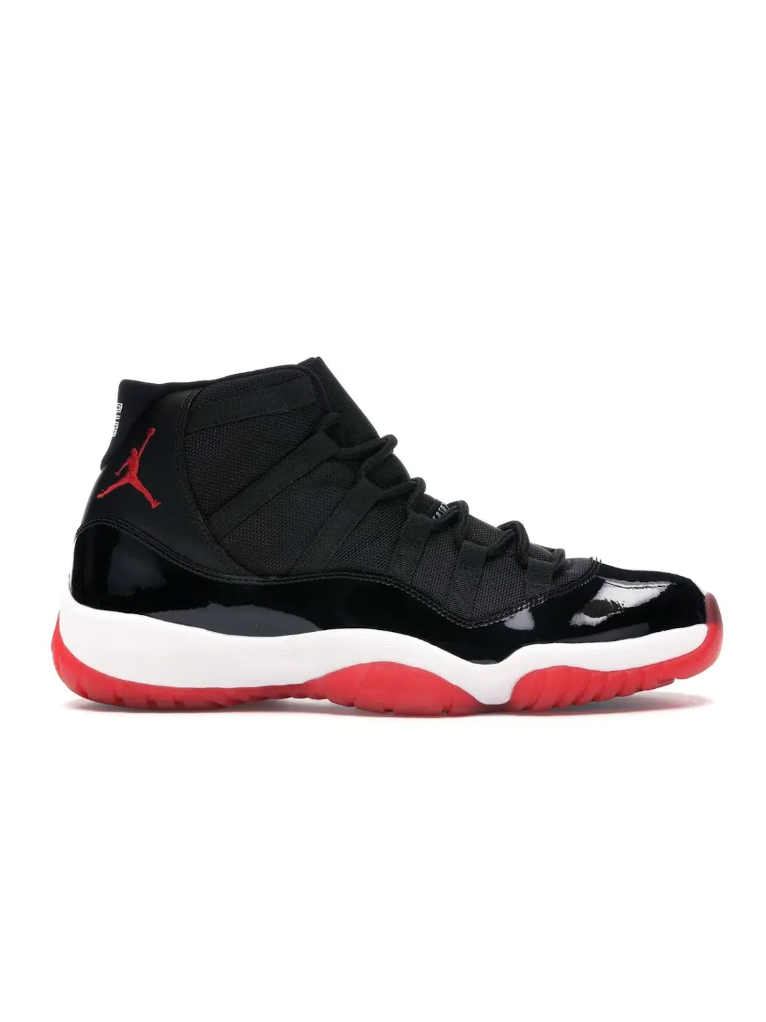 Мужские кроссовки с высоким верхом Jordan 11 Retro Playoffs Bred Jordan — изображение 1 из 4, черный/красный-белый
