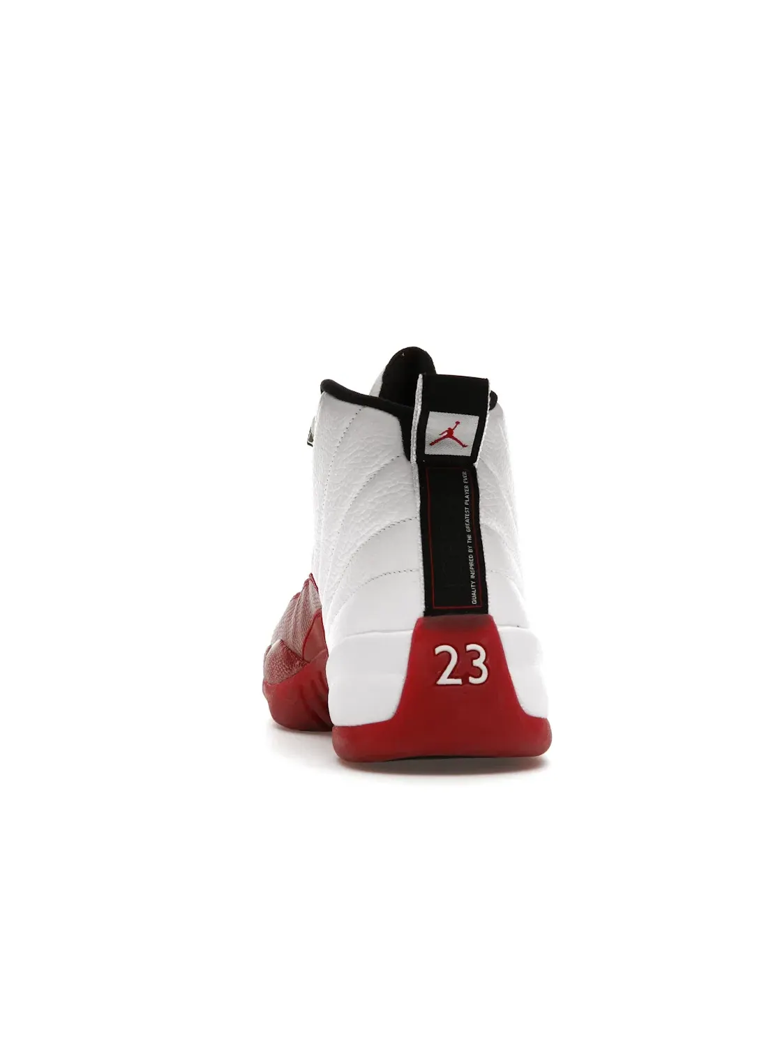 Мужские кроссовки с кожаным верхом Jordan 12 Retro Jordan — изображение 4 из 4, белый/красный