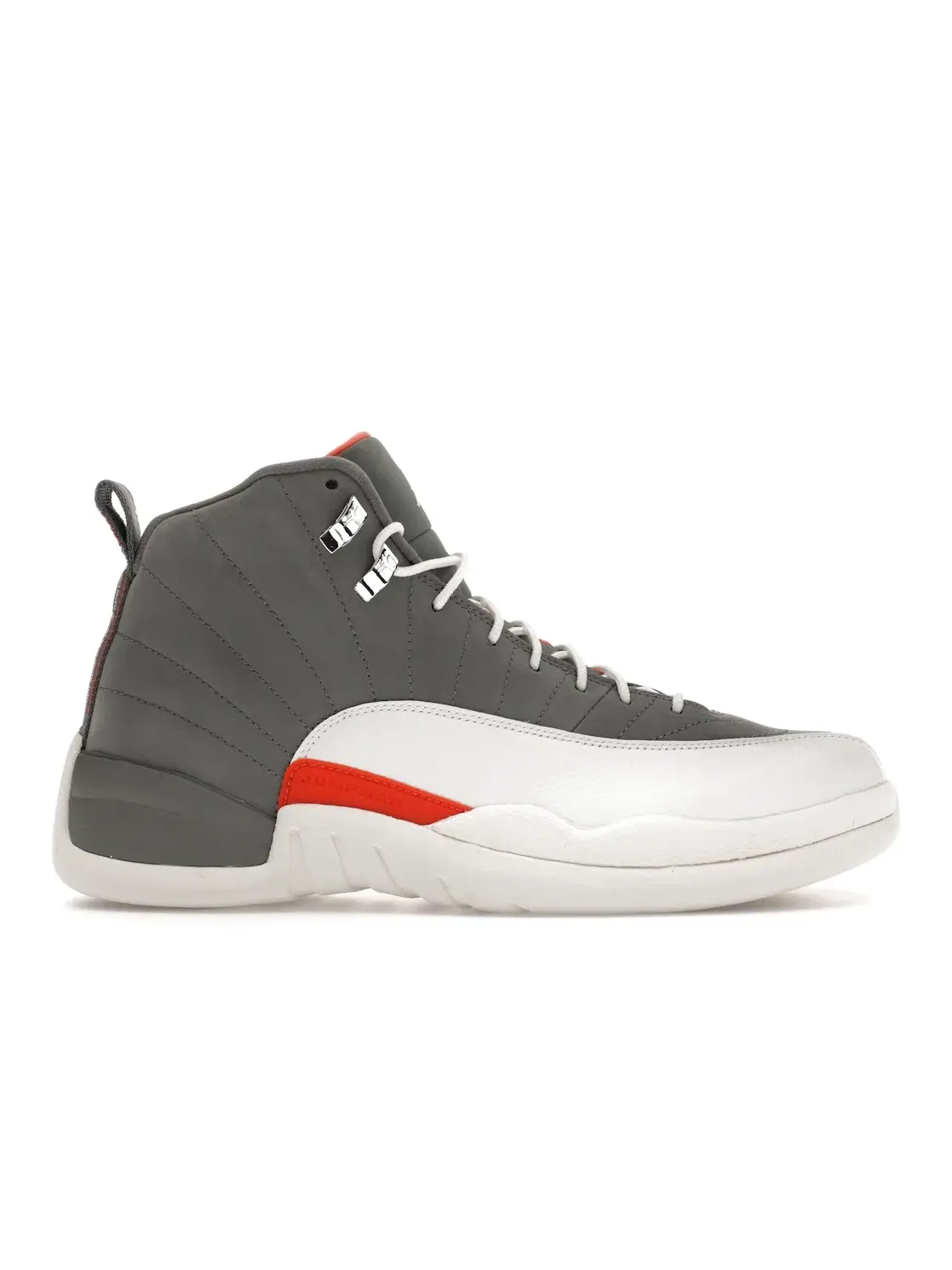 Мужские кроссовки с кожаным верхом Jordan 12 Retro Jordan — изображение 1 из 4, серый/оранжевый-белый