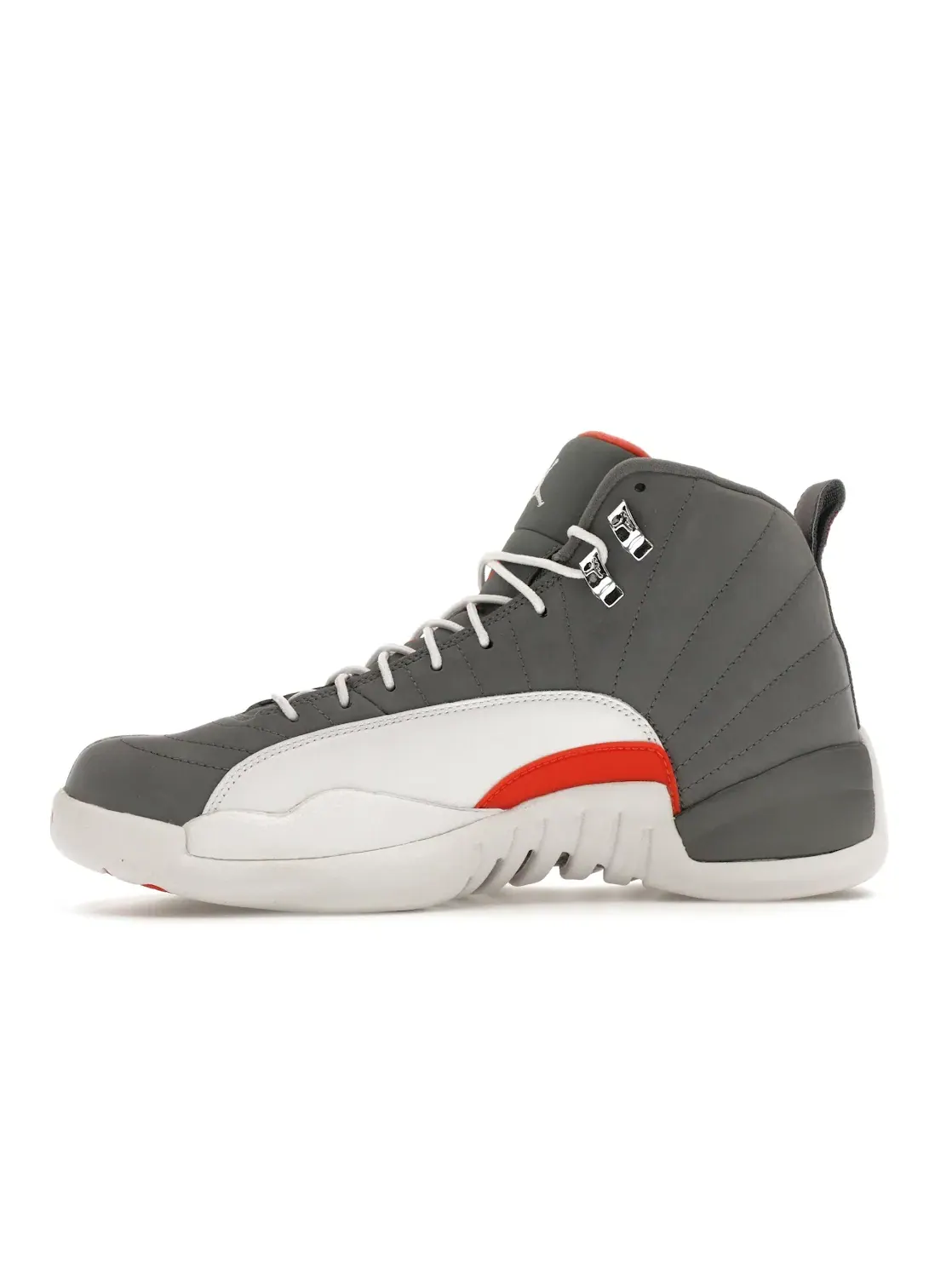 Мужские кроссовки с кожаным верхом Jordan 12 Retro Jordan — изображение 3 из 4, серый/оранжевый-белый