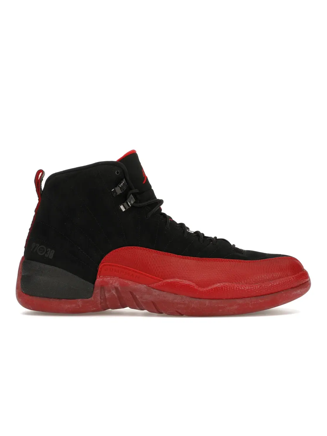 Мужские кроссовки с высоким берцем Jordan 12 Retro Jordan — изображение 1 из 4, черный/красный