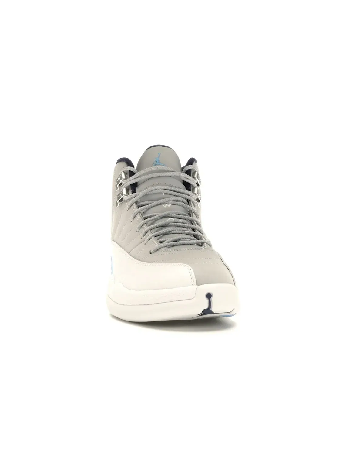 Мужские кроссовки кожаные Jordan 12 Retro Jordan — изображение 2 из 4, серый/синий-белый