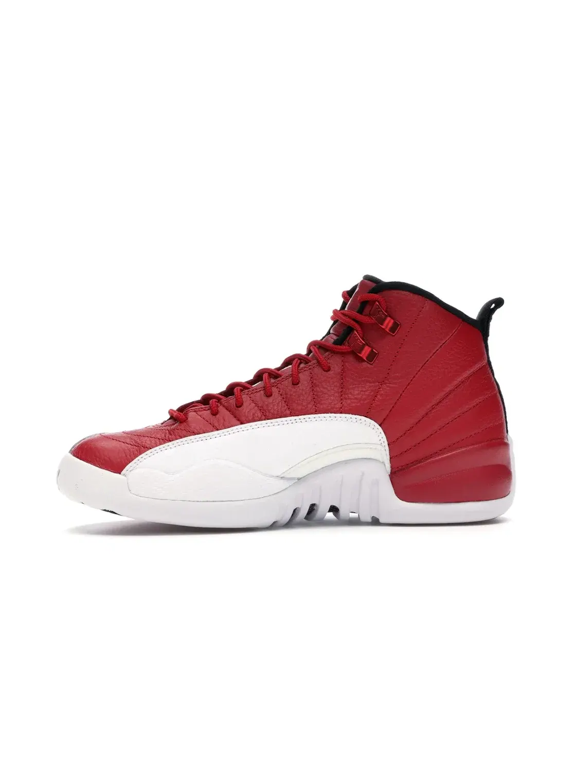 Детские кроссовки Lifestyle с уникальным стежковым узором Jordan 12 Retro — изображение 3 из 4, красный/черный-белый