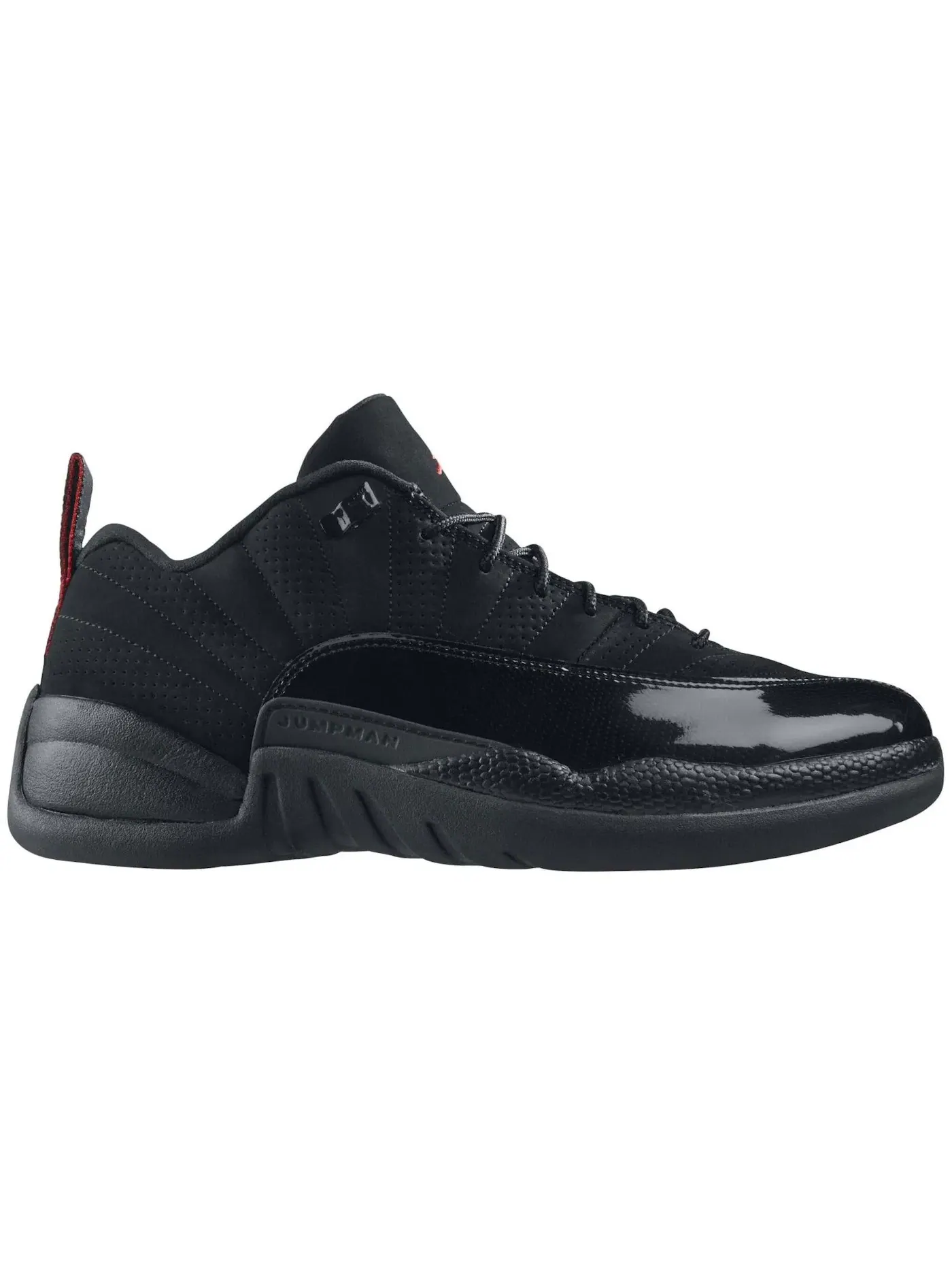 Мужские кроссовки Lifestyle Jordan 12 Retro Low — изображение 1 из 1, черный/красный
