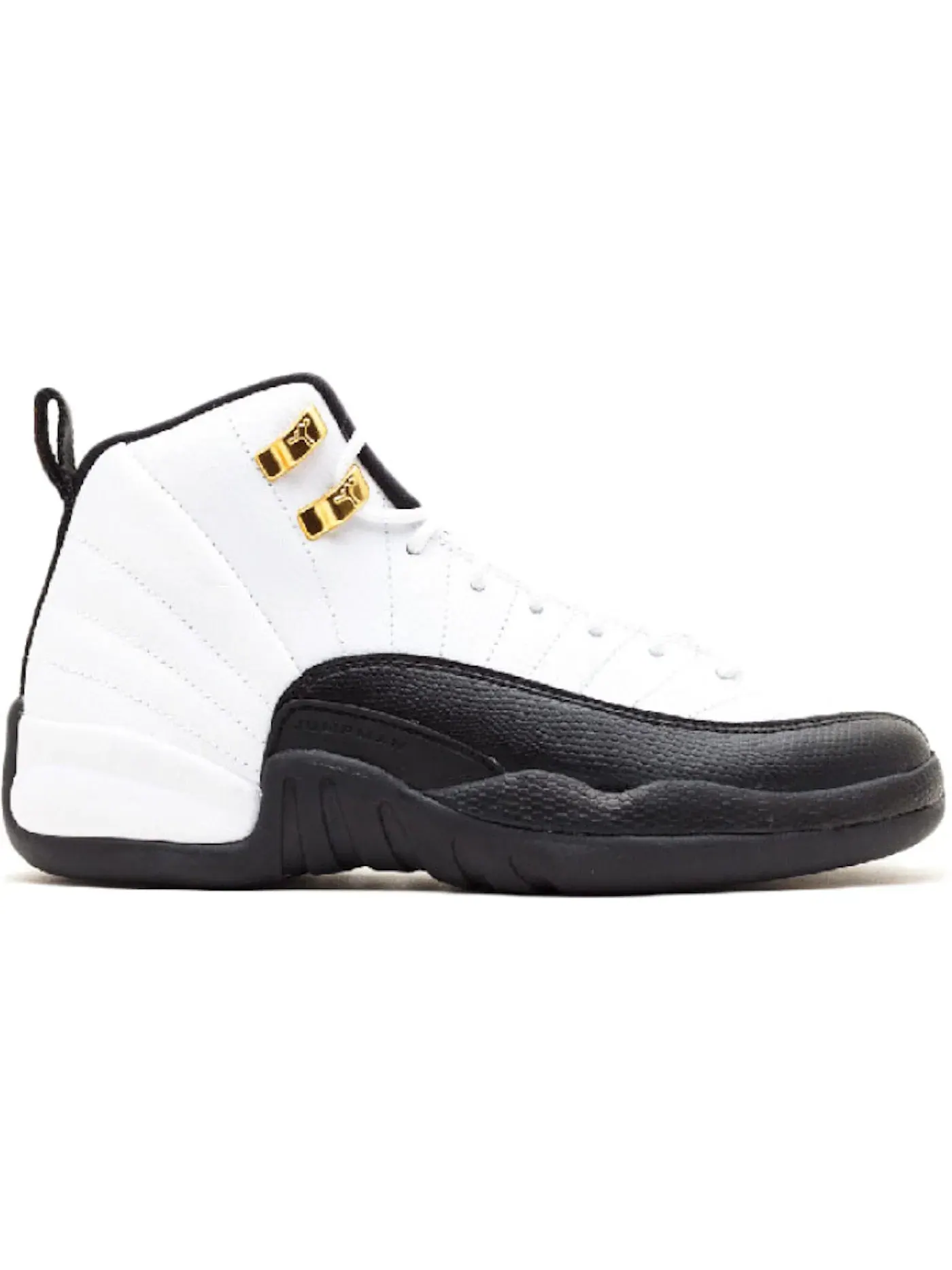 Детские кроссовки с высоким берцем Jordan 12 Retro Jordan White/Black-Taxi-Varsity Red