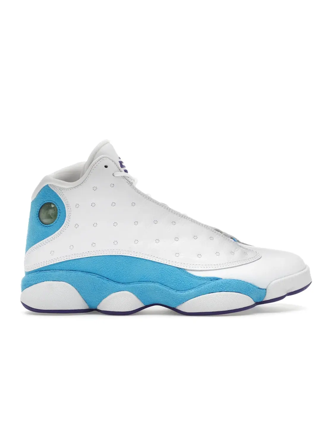 Мужские кроссовки с кожаным и замшевым верхом Jordan 13 Retro — изображение 1 из 4, белый/синий/фиолетовый