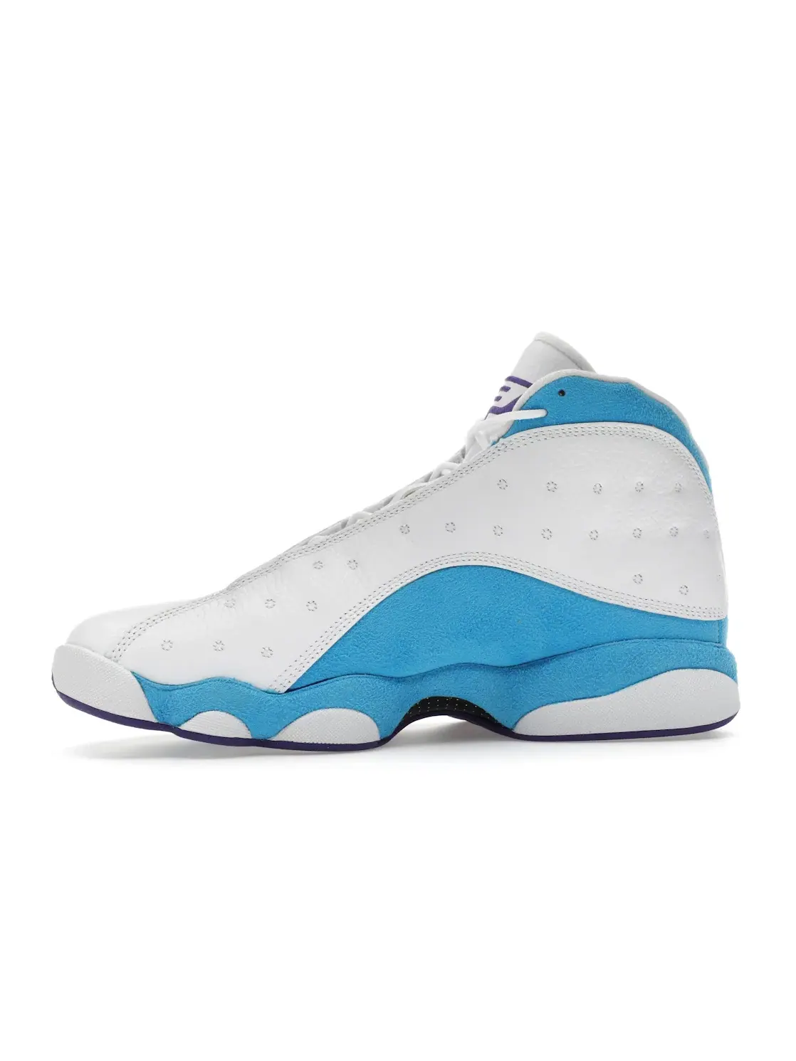 Мужские кроссовки с кожаным и замшевым верхом Jordan 13 Retro — изображение 3 из 4, белый/синий/фиолетовый