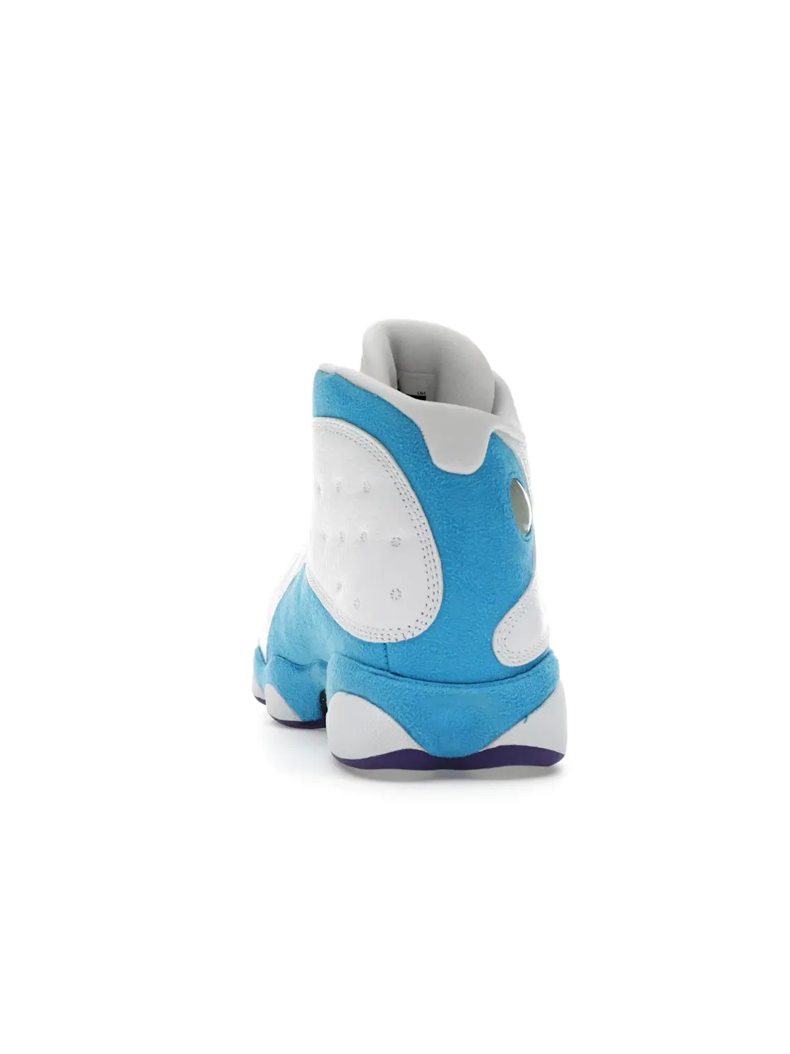Мужские кроссовки с кожаным и замшевым верхом Jordan 13 Retro — изображение 4 из 4, белый/синий/фиолетовый