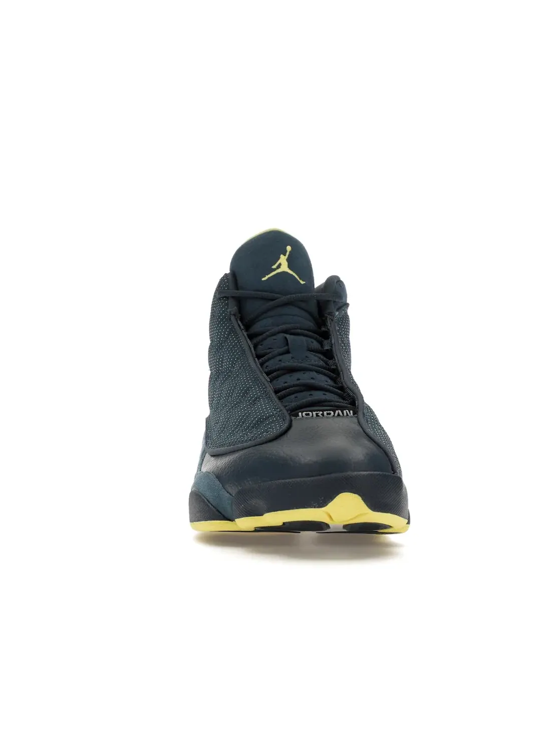 Мужские кроссовки с кожаным и замшевым верхом Jordan 13 Retro Jordan — изображение 2 из 4, синий/желтый-черный