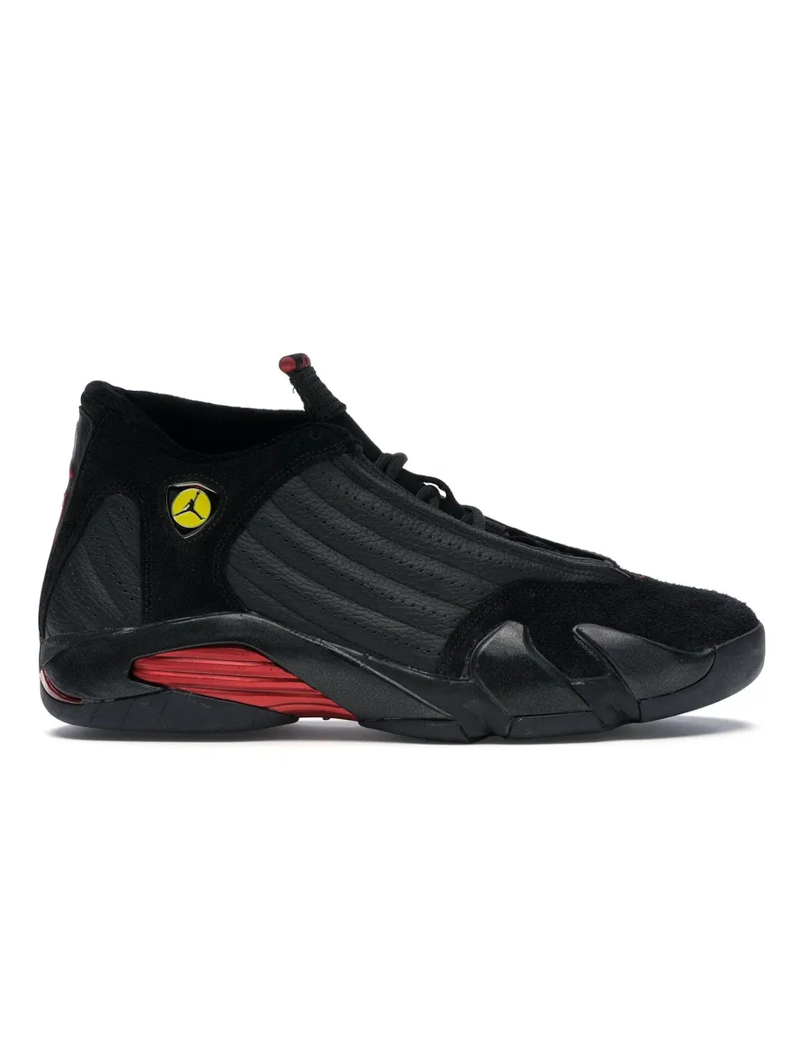 Мужские кроссовки с кожаным верхом Jordan 14 Retro Jordan — изображение 1 из 4, черный/черный-красный