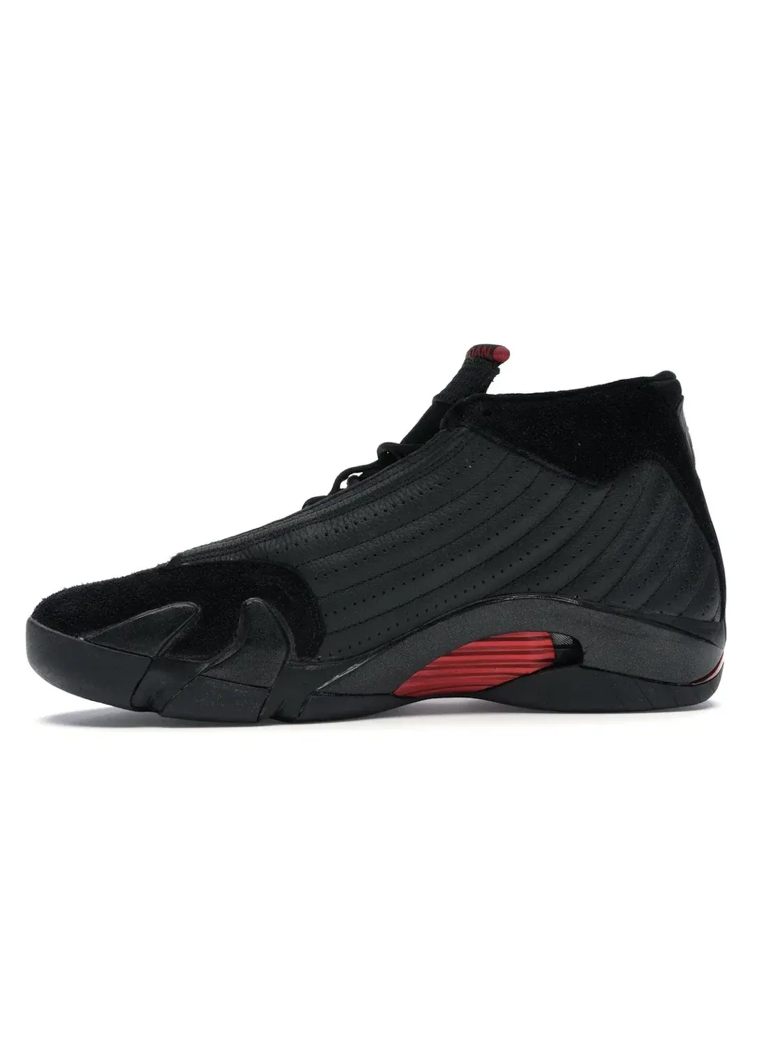 Мужские кроссовки с кожаным верхом Jordan 14 Retro Jordan — изображение 3 из 4, черный/черный-красный