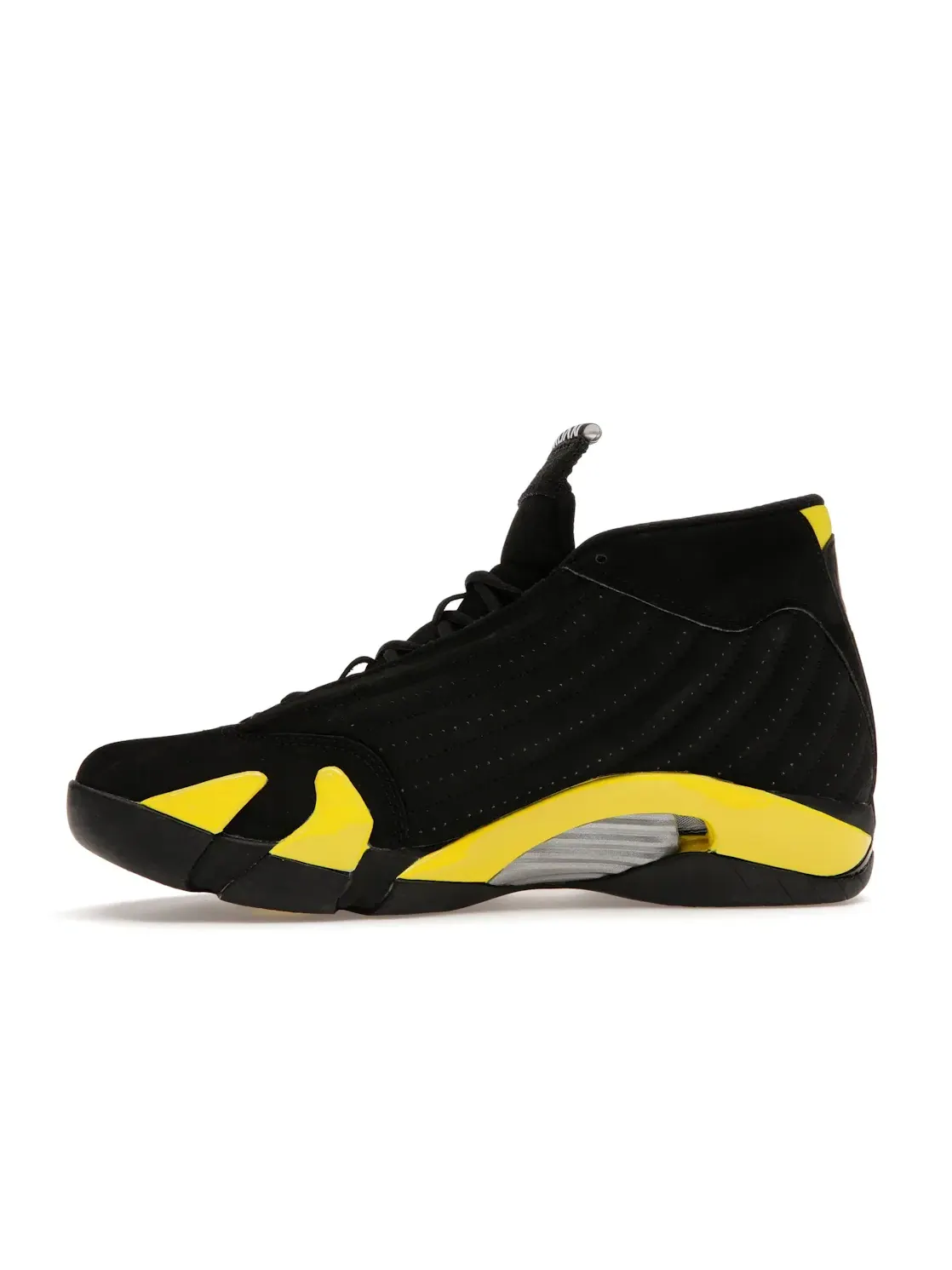 Мужские кроссовки с замшевым и кожаным верхом Jordan 14 Retro Jordan — изображение 3 из 4, черный/желтый-белый