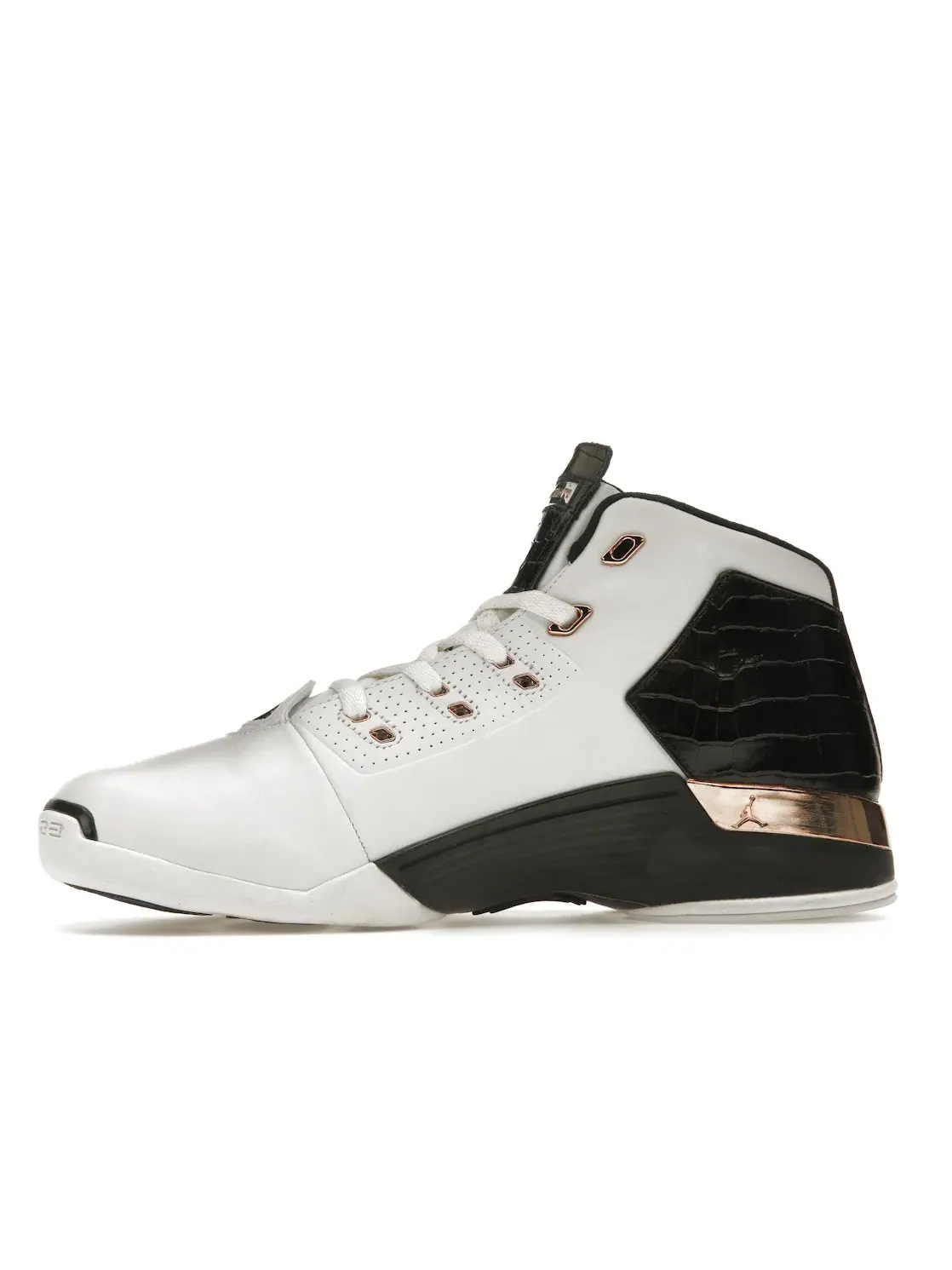 Мужские кроссовки Lifestyle Jordan 17 OG Jordan — изображение 3 из 4, белый/черный-металлик