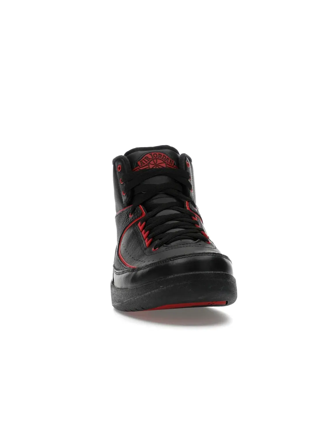 Мужские кроссовки кожаные Jordan 2 Retro Alternate 87 Jordan — изображение 2 из 4, черный/красный-черный