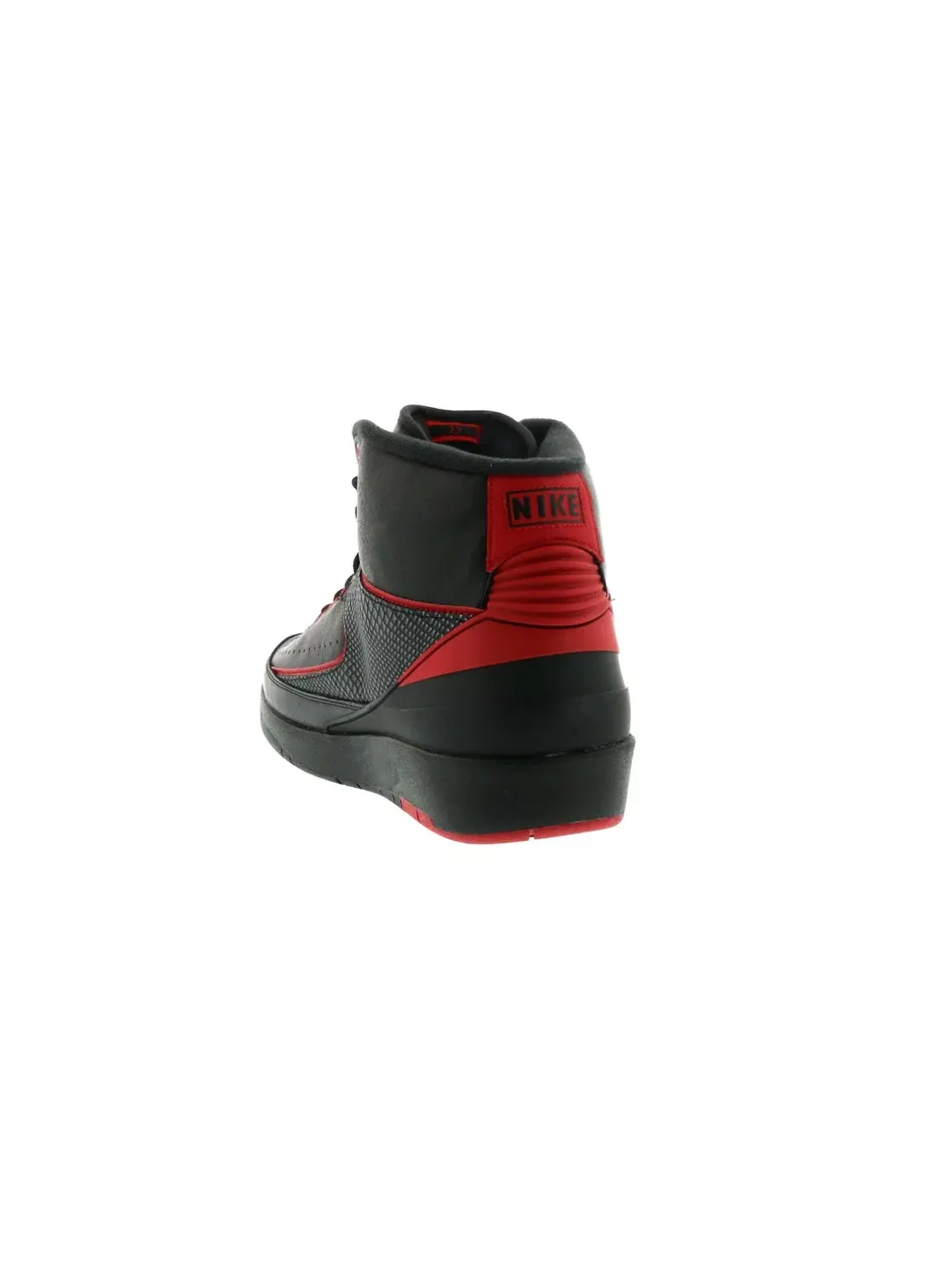 Мужские кроссовки кожаные Jordan 2 Retro Alternate 87 Jordan — изображение 3 из 4, черный/красный-черный