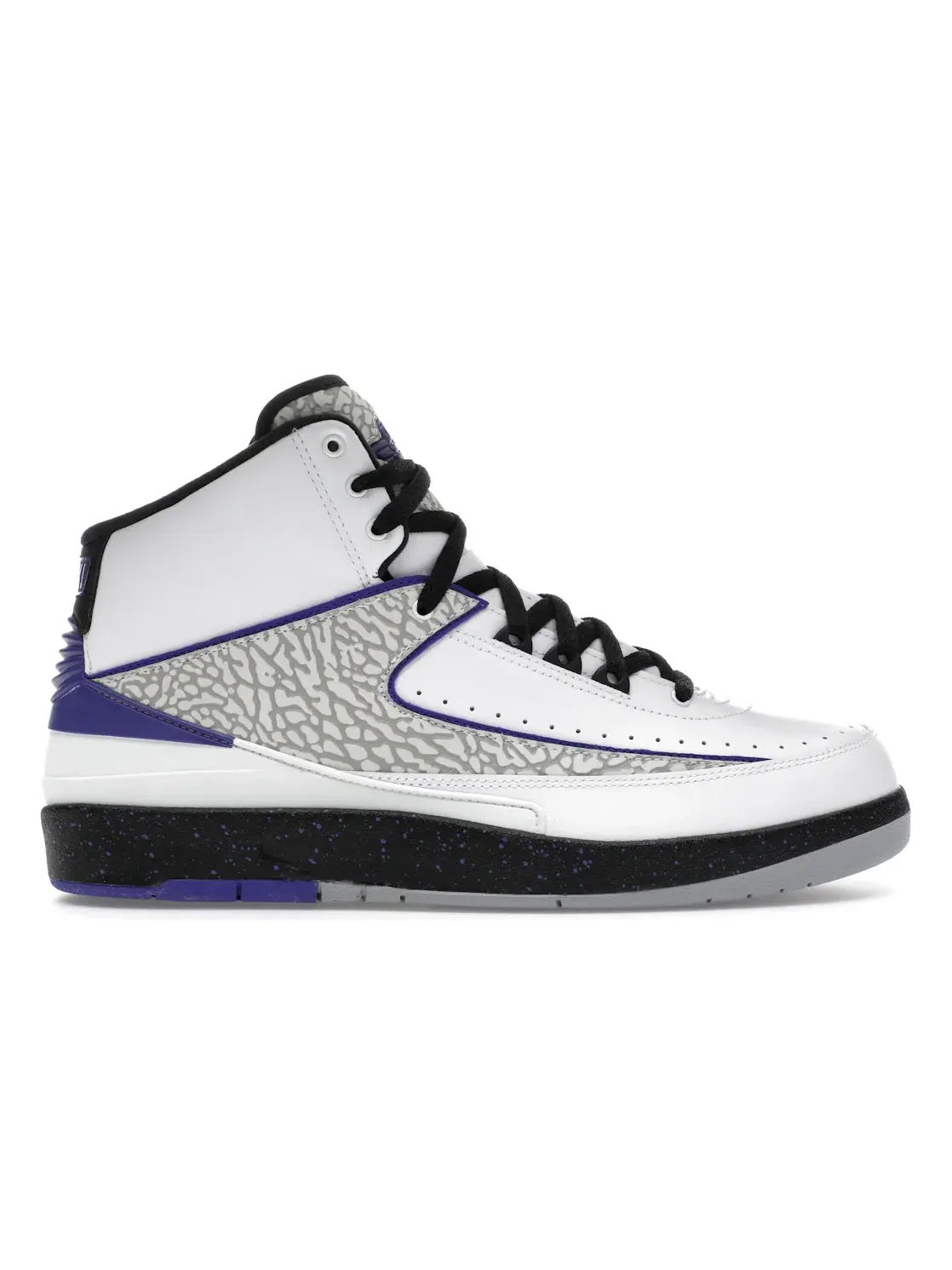 Мужские кроссовки с принтом Jordan 2 Retro Jordan — изображение 1 из 4, белый черный