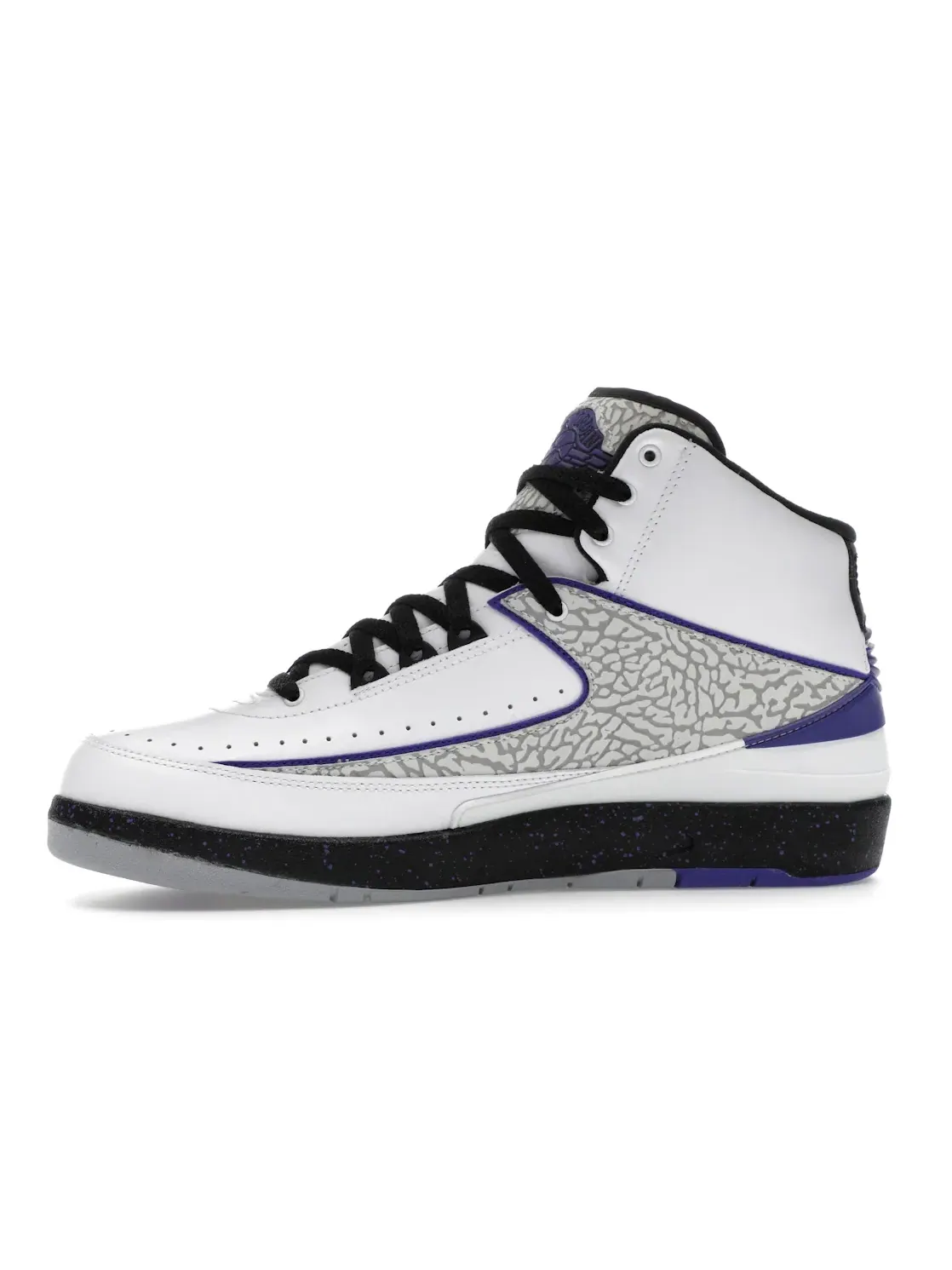Мужские кроссовки с принтом Jordan 2 Retro Jordan — изображение 3 из 4, белый черный