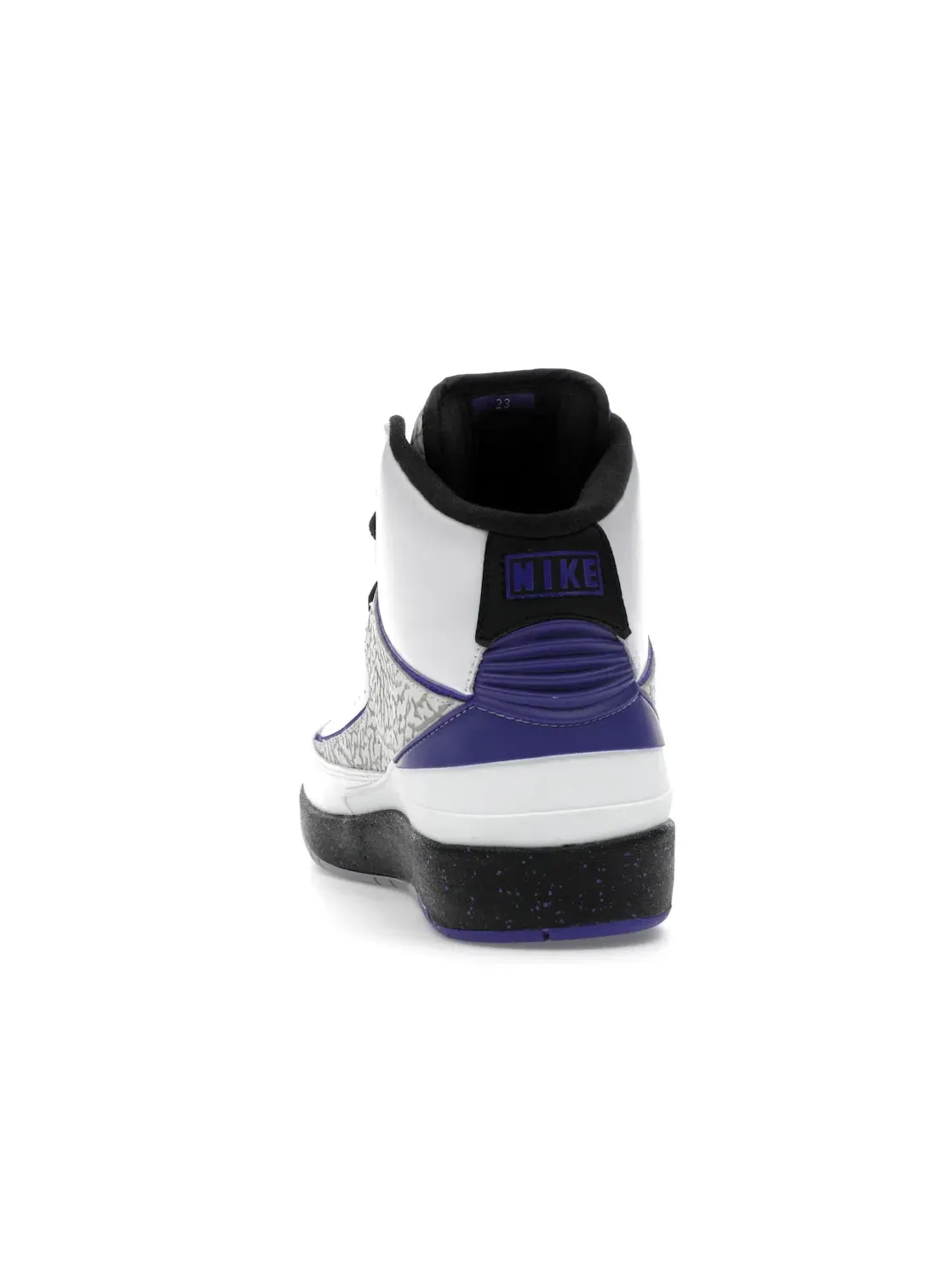 Мужские кроссовки с принтом Jordan 2 Retro Jordan — изображение 4 из 4, белый черный