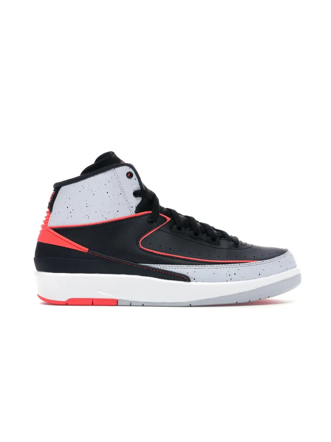 Детские кроссовки lifestyle с моделью Jordan 2 Retro Jordan — изображение 1 из 4, черный/-платиновый-белый