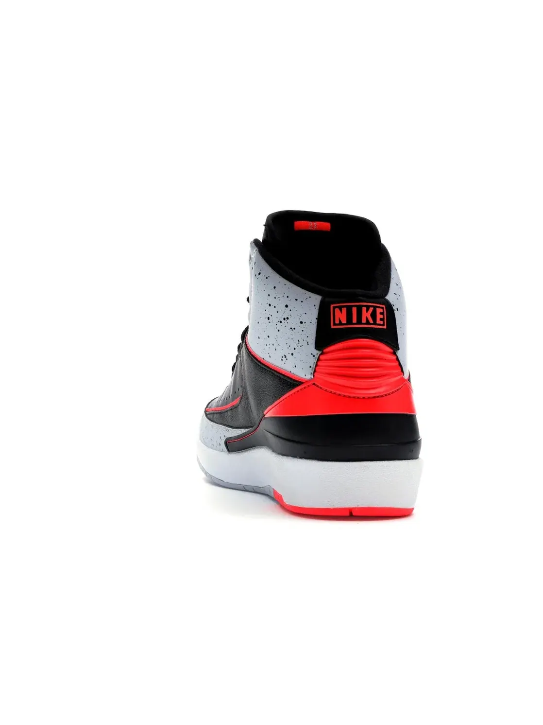 Мужские кроссовки Lifestyle с принтом Jordan 2 Retro Jordan — изображение 4 из 4, черный/-платиновый-белый