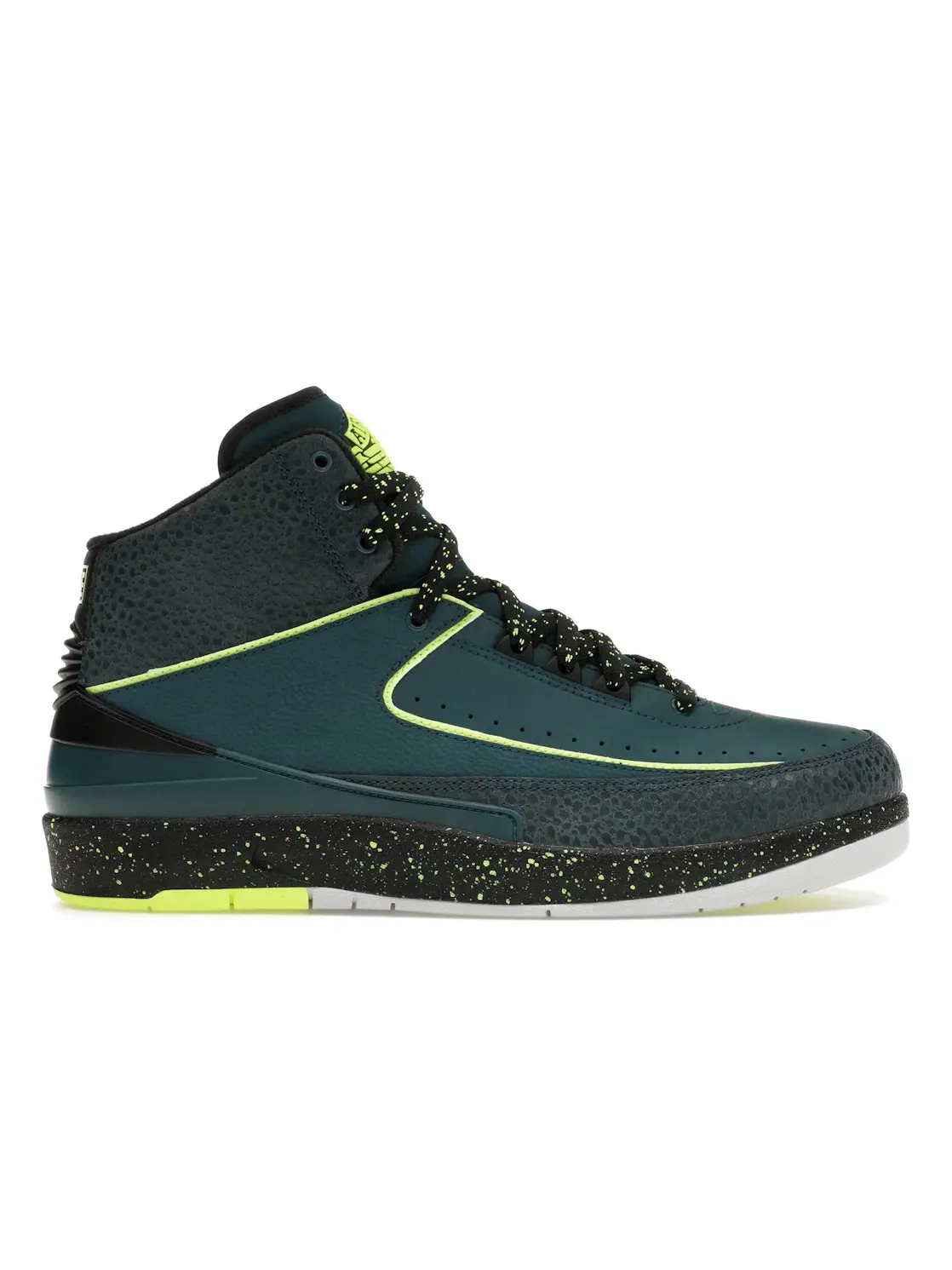 Мужские кроссовки Lifestyle с принтом Jordan 2 Retro — изображение 1 из 4, черный-платиновый