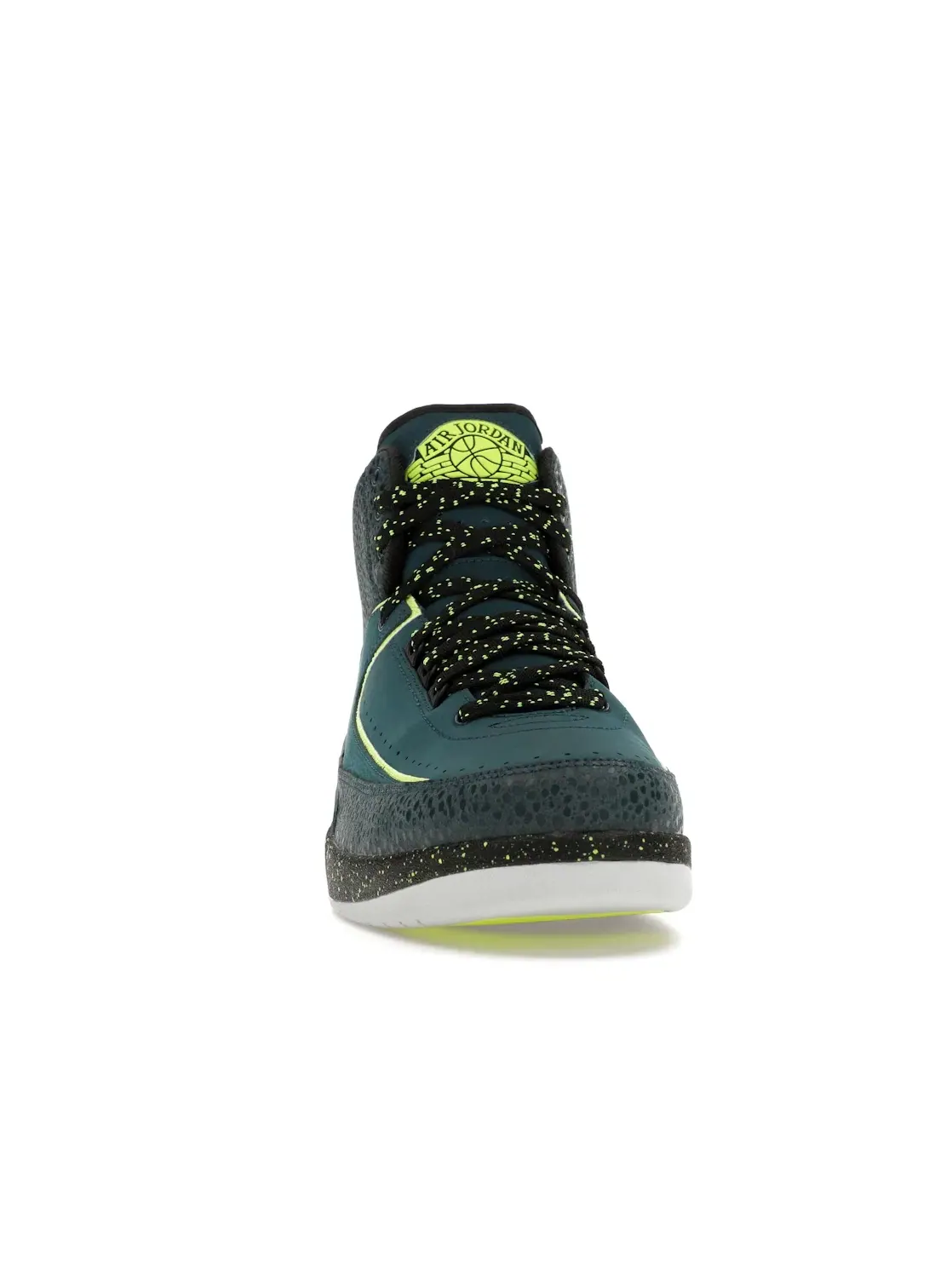 Мужские кроссовки Lifestyle с принтом Jordan 2 Retro — изображение 2 из 4, черный-платиновый