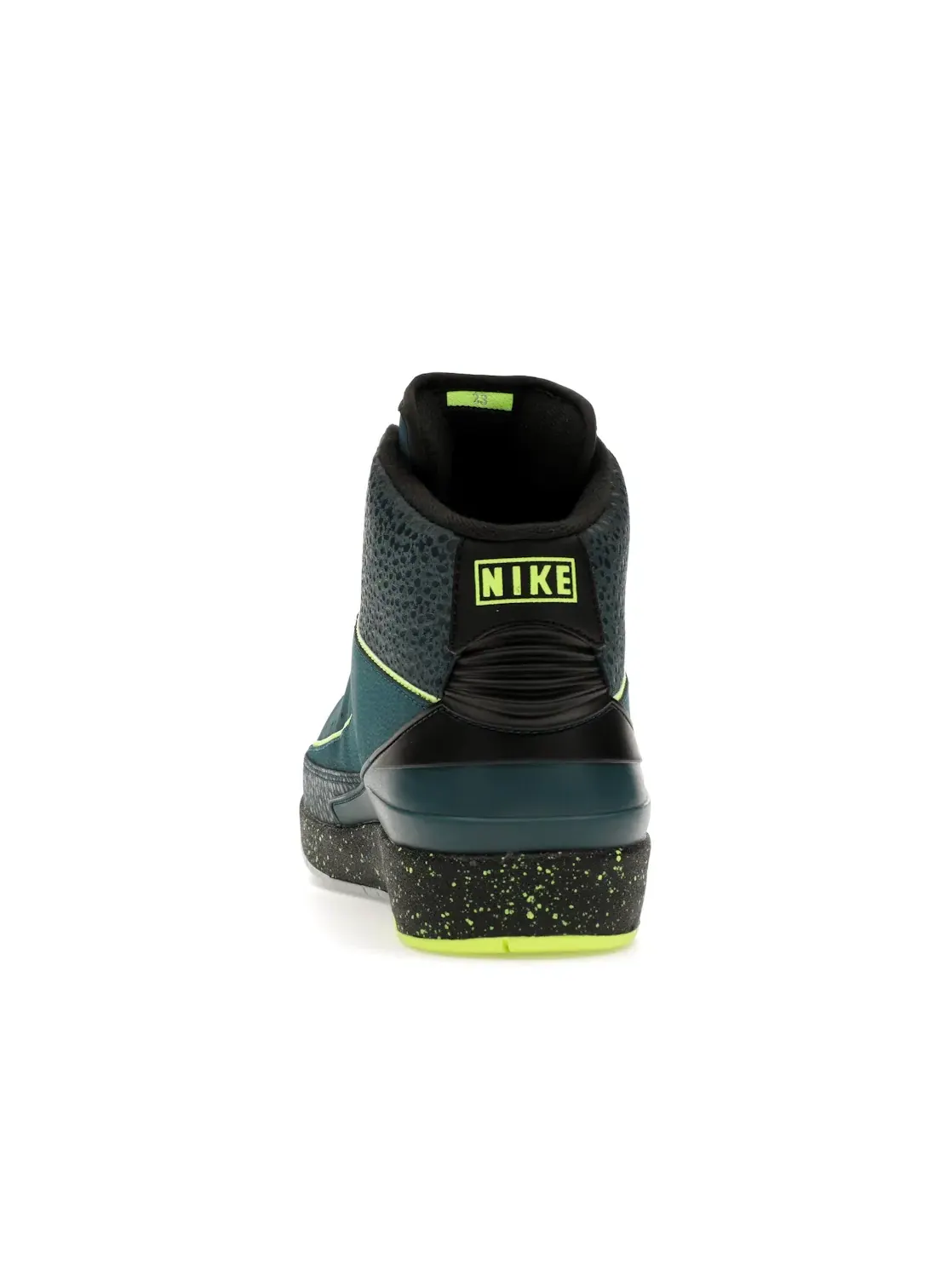 Мужские кроссовки Lifestyle с принтом Jordan 2 Retro — изображение 4 из 4, черный-платиновый