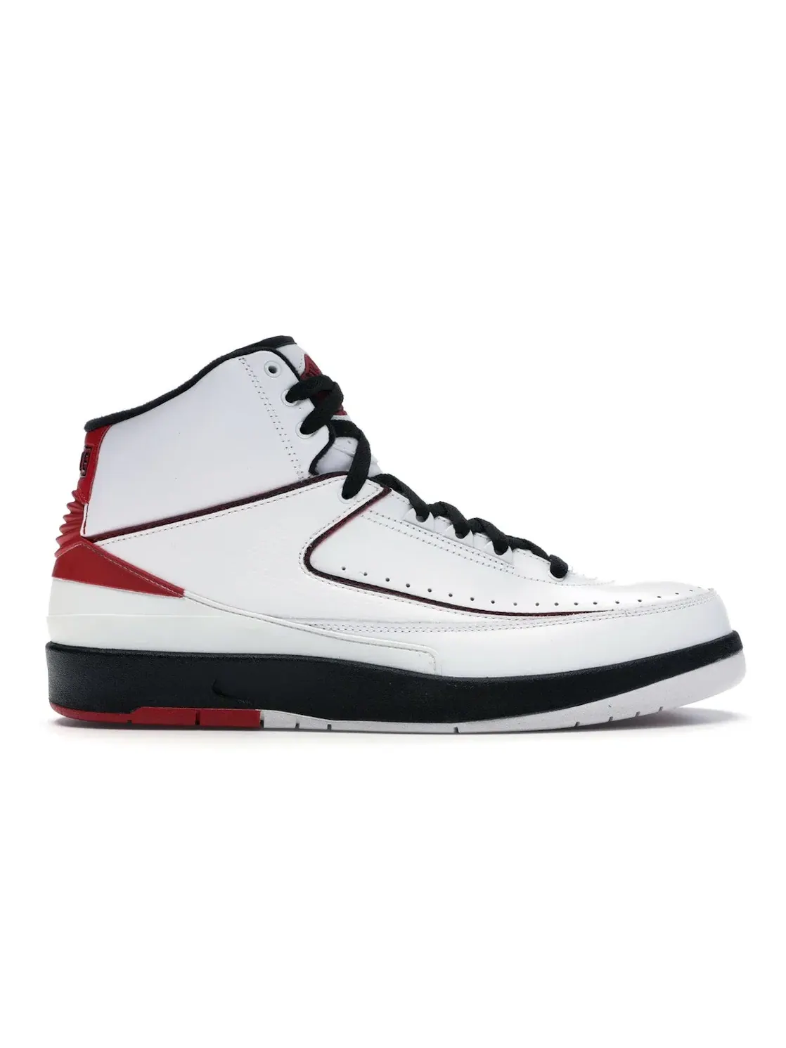 Мужские кроссовки с замшевой отделкой Jordan 2 Retro — изображение 1 из 4, белый/черный-красный